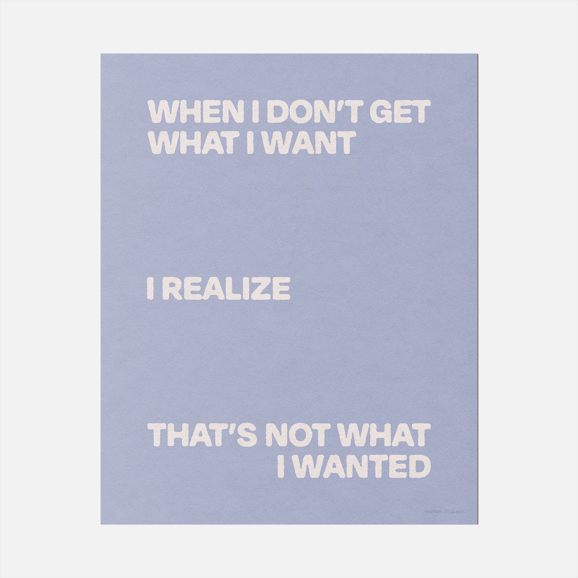 WANTED PRINT