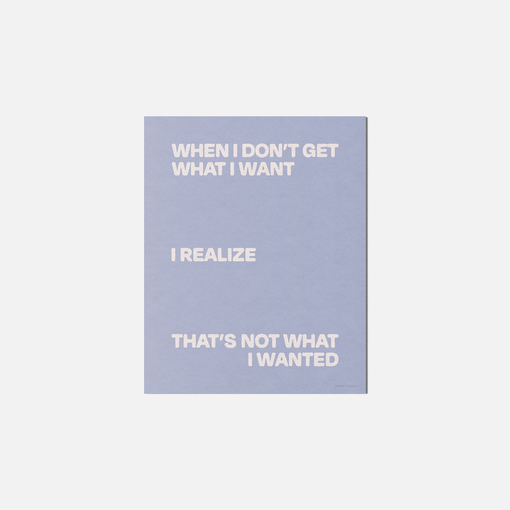 WANTED PRINT