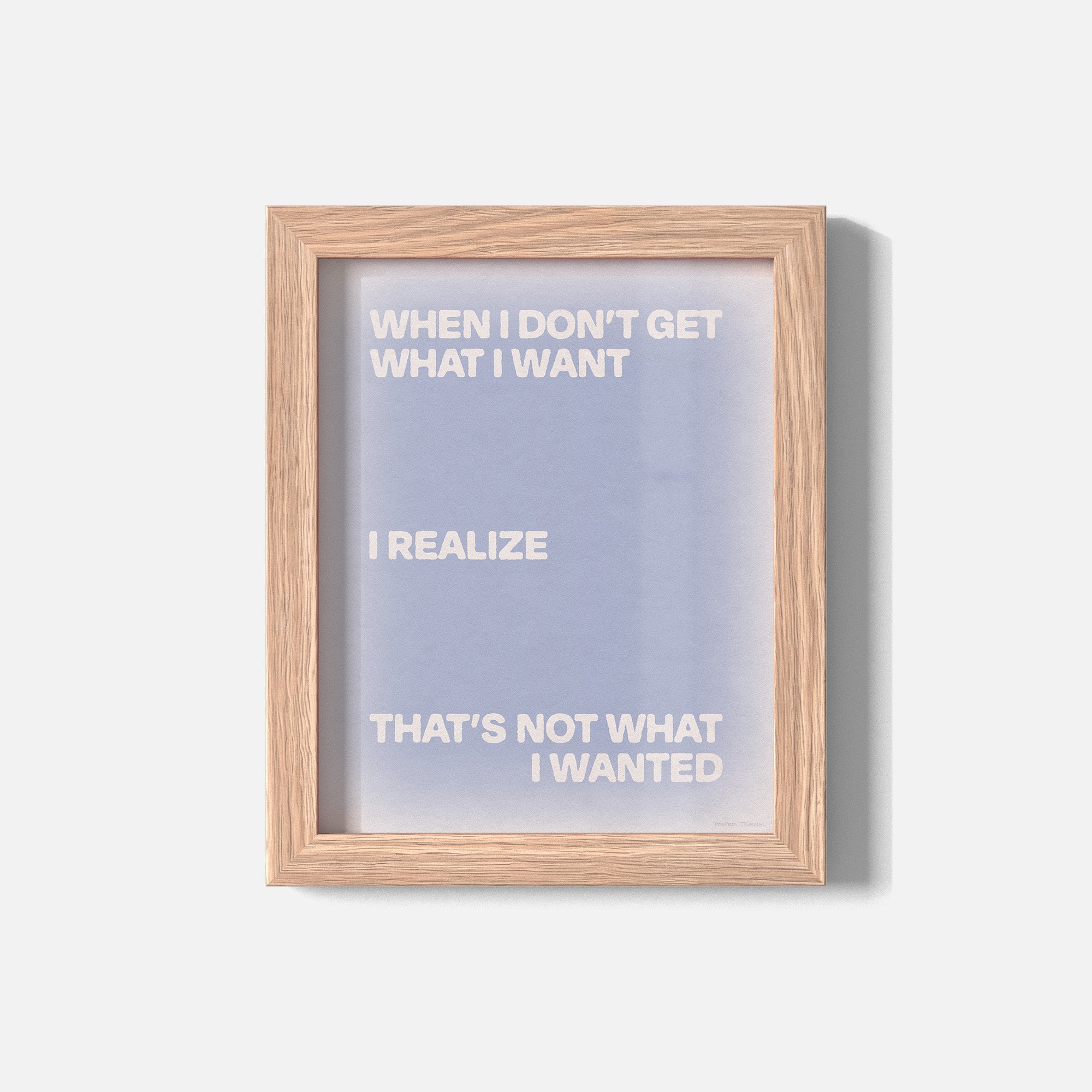 WANTED PRINT