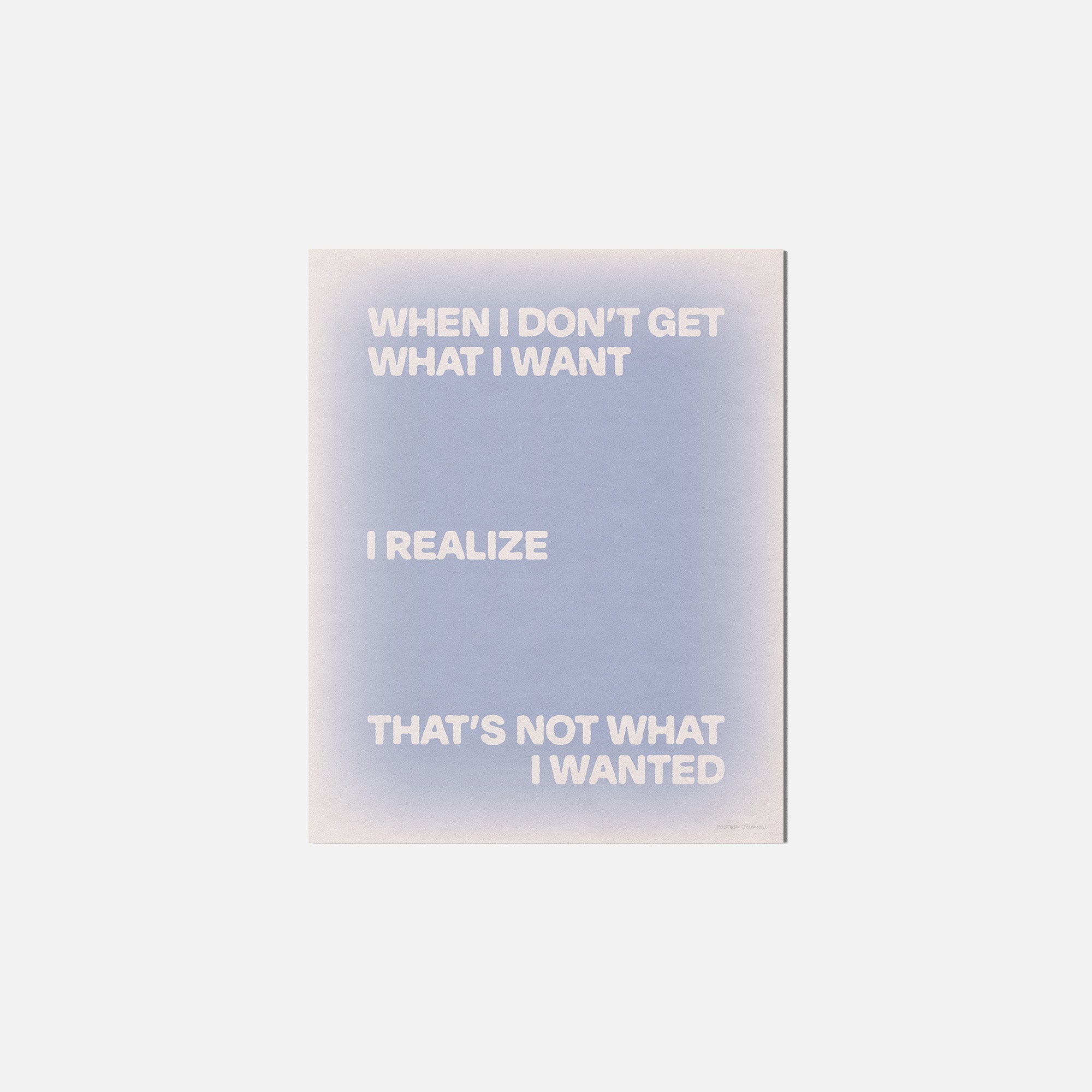WANTED PRINT