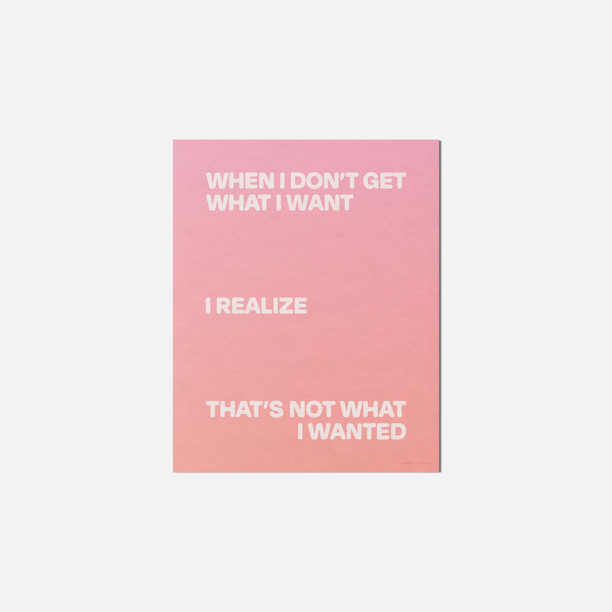 WANTED PRINT