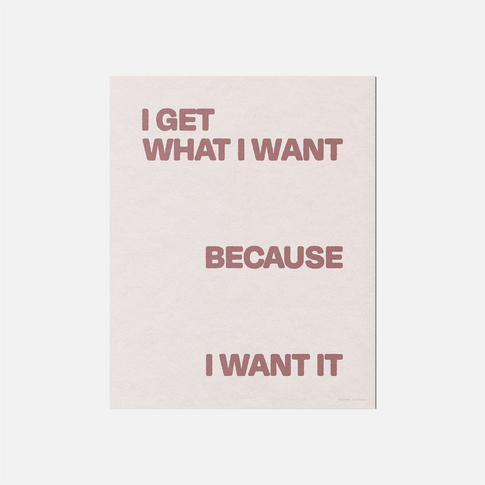 WANT PRINT