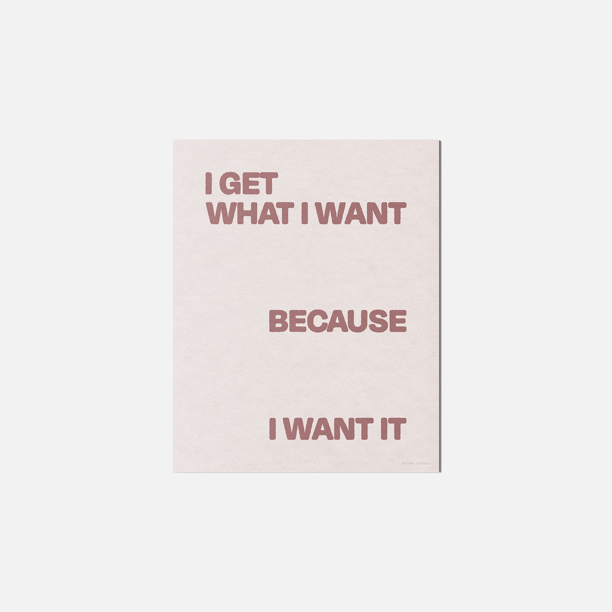 WANT PRINT
