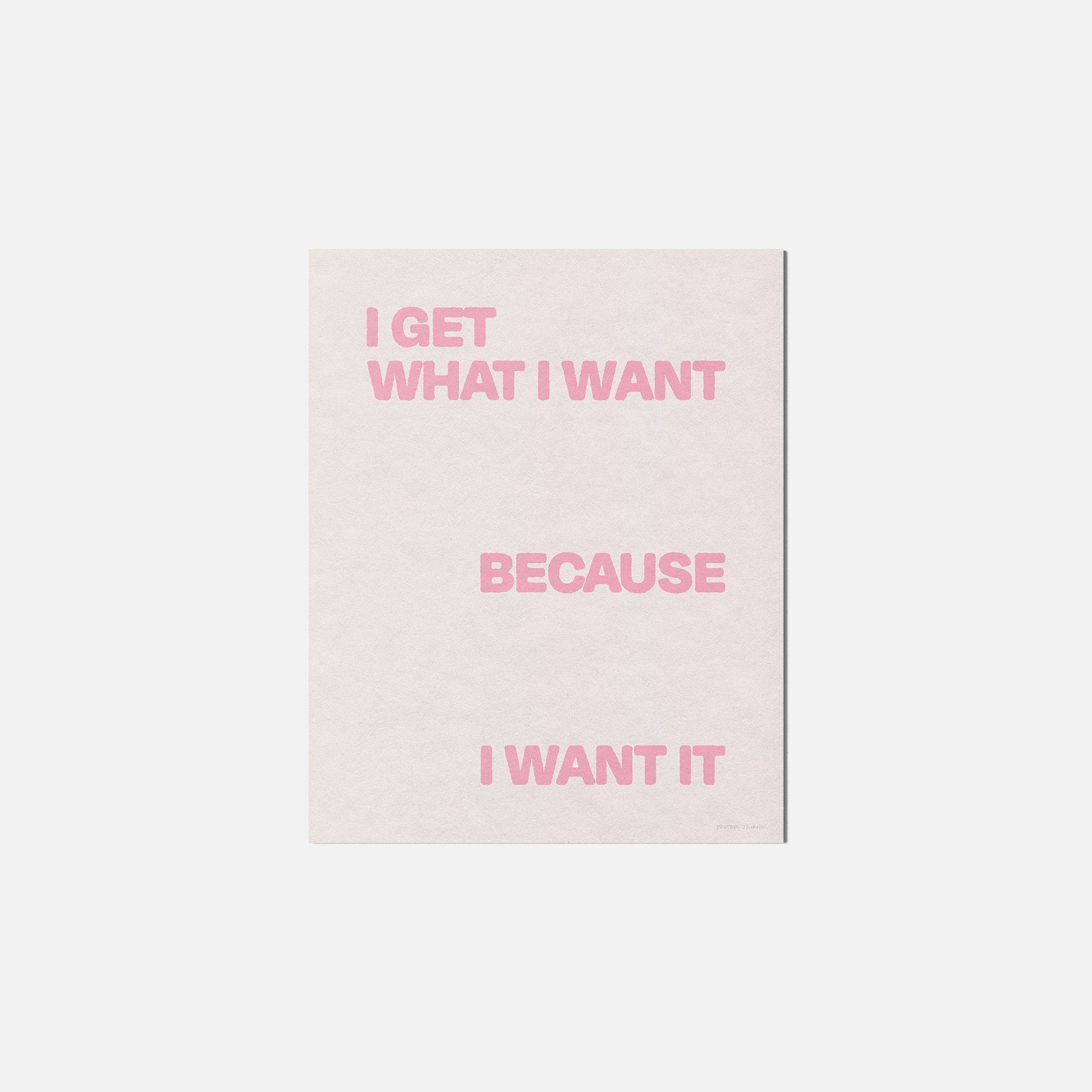 WANT PRINT