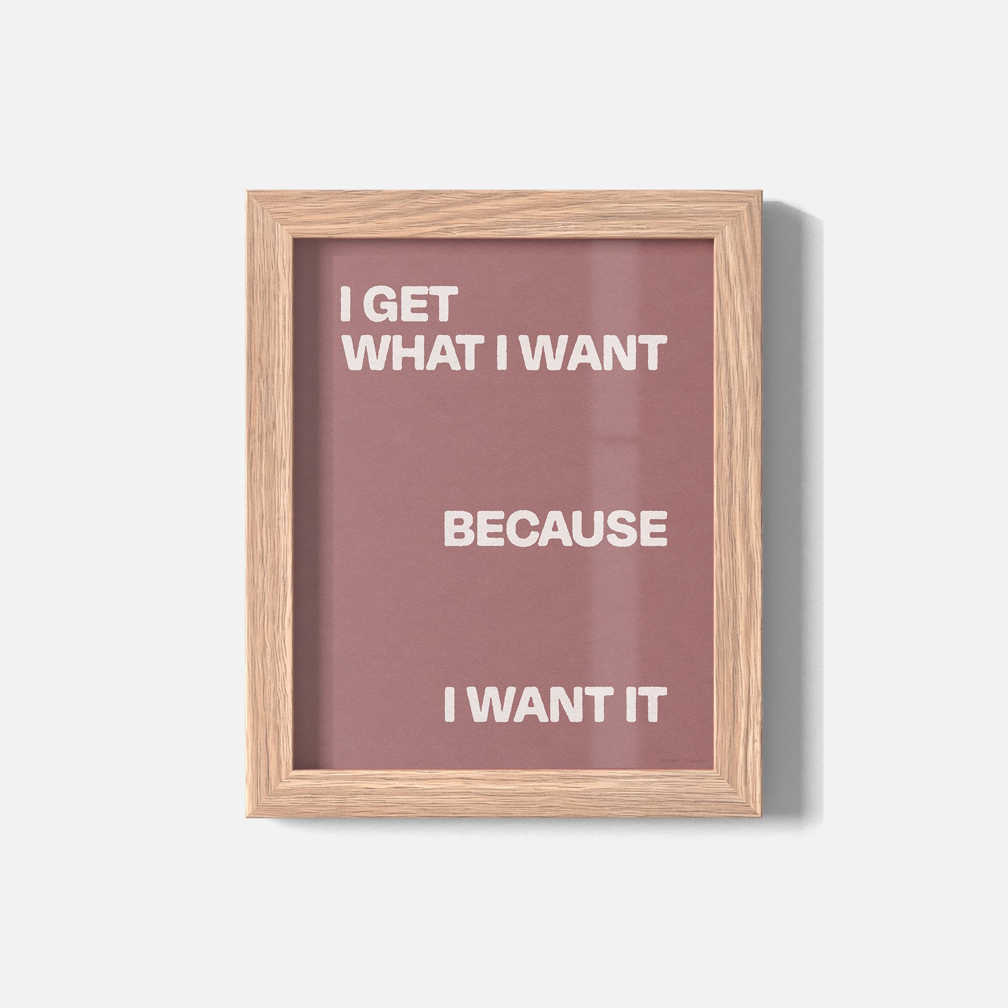WANT PRINT