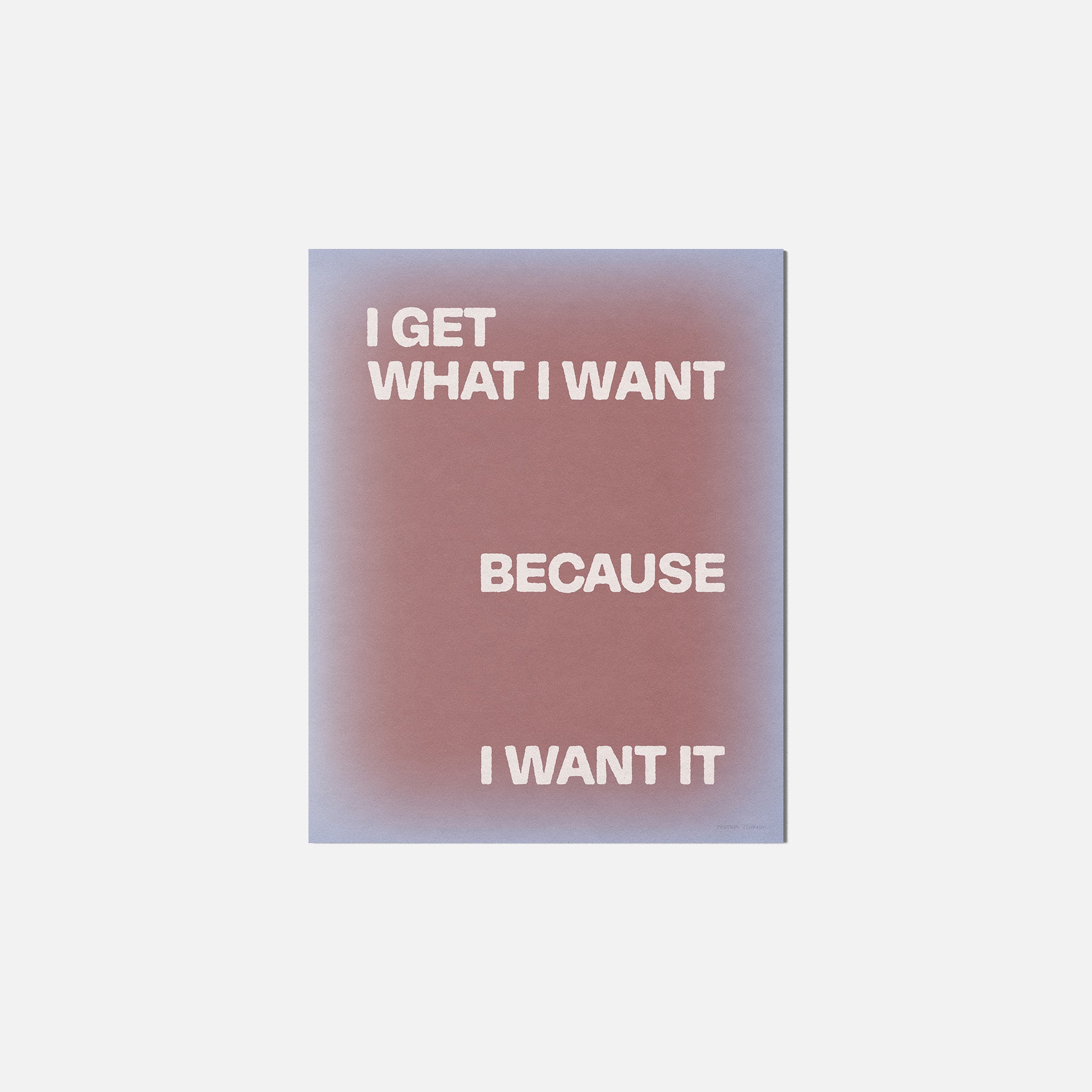 WANT PRINT