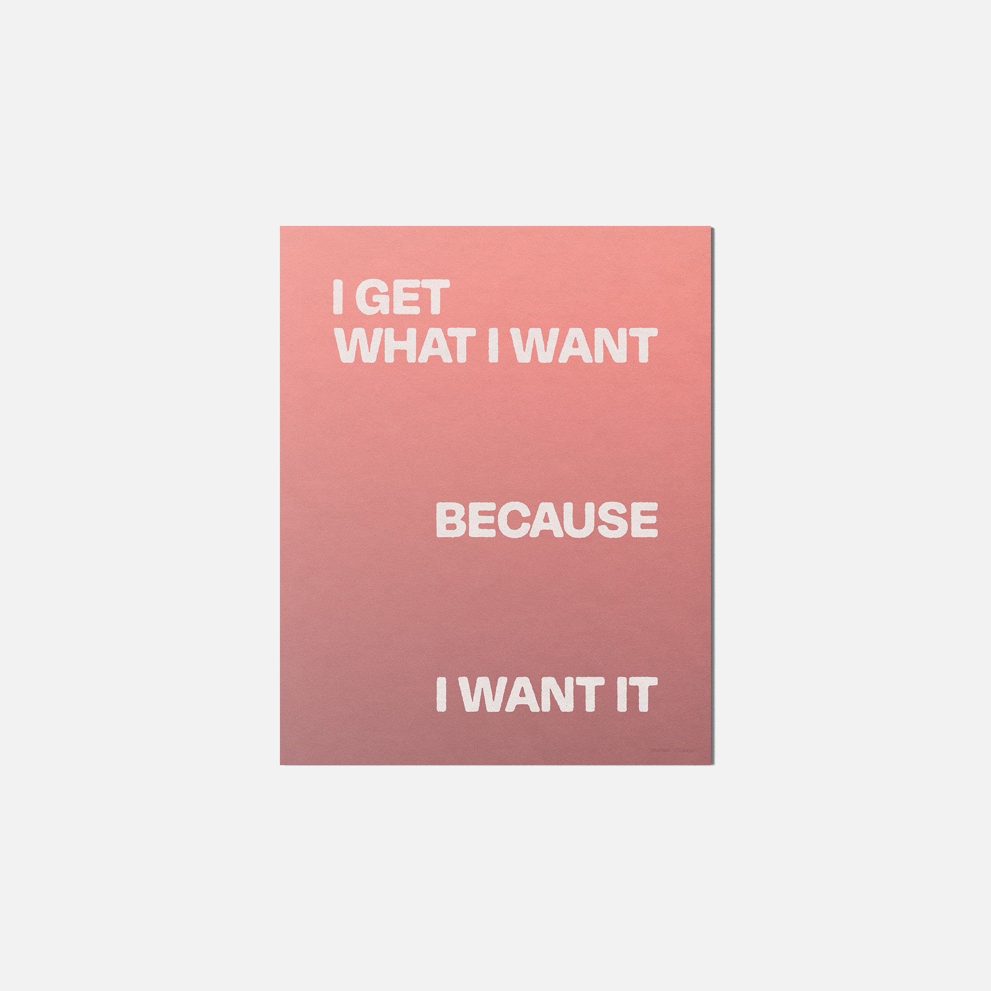 WANT PRINT