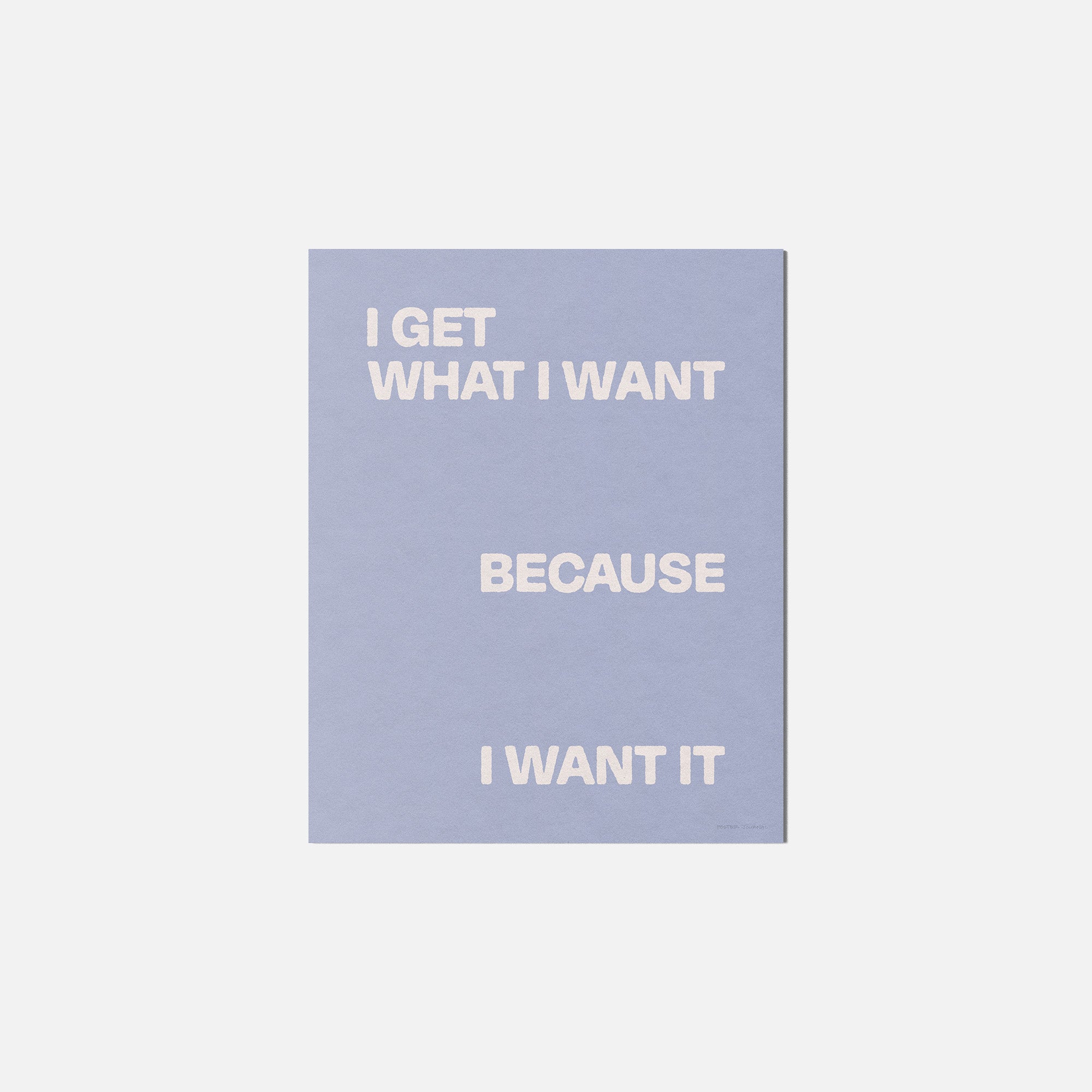WANT PRINT