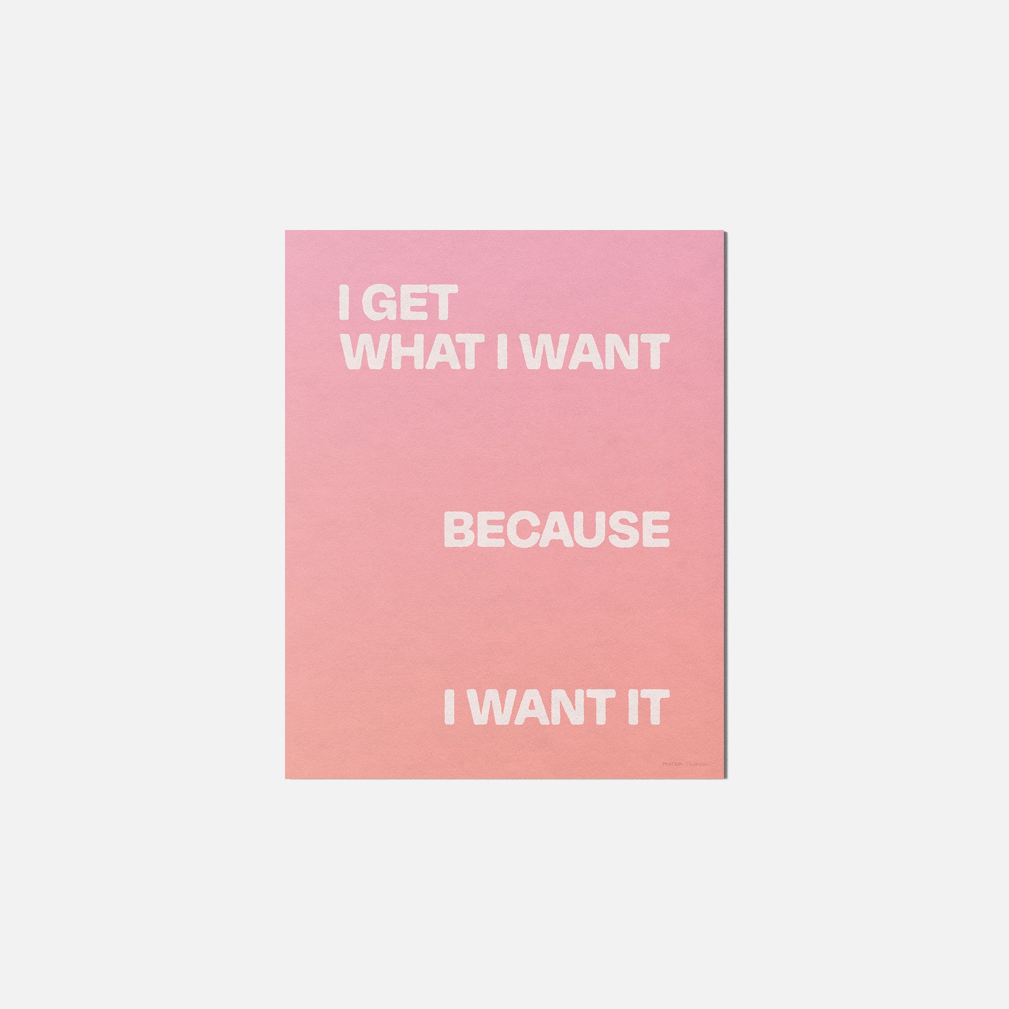 WANT PRINT