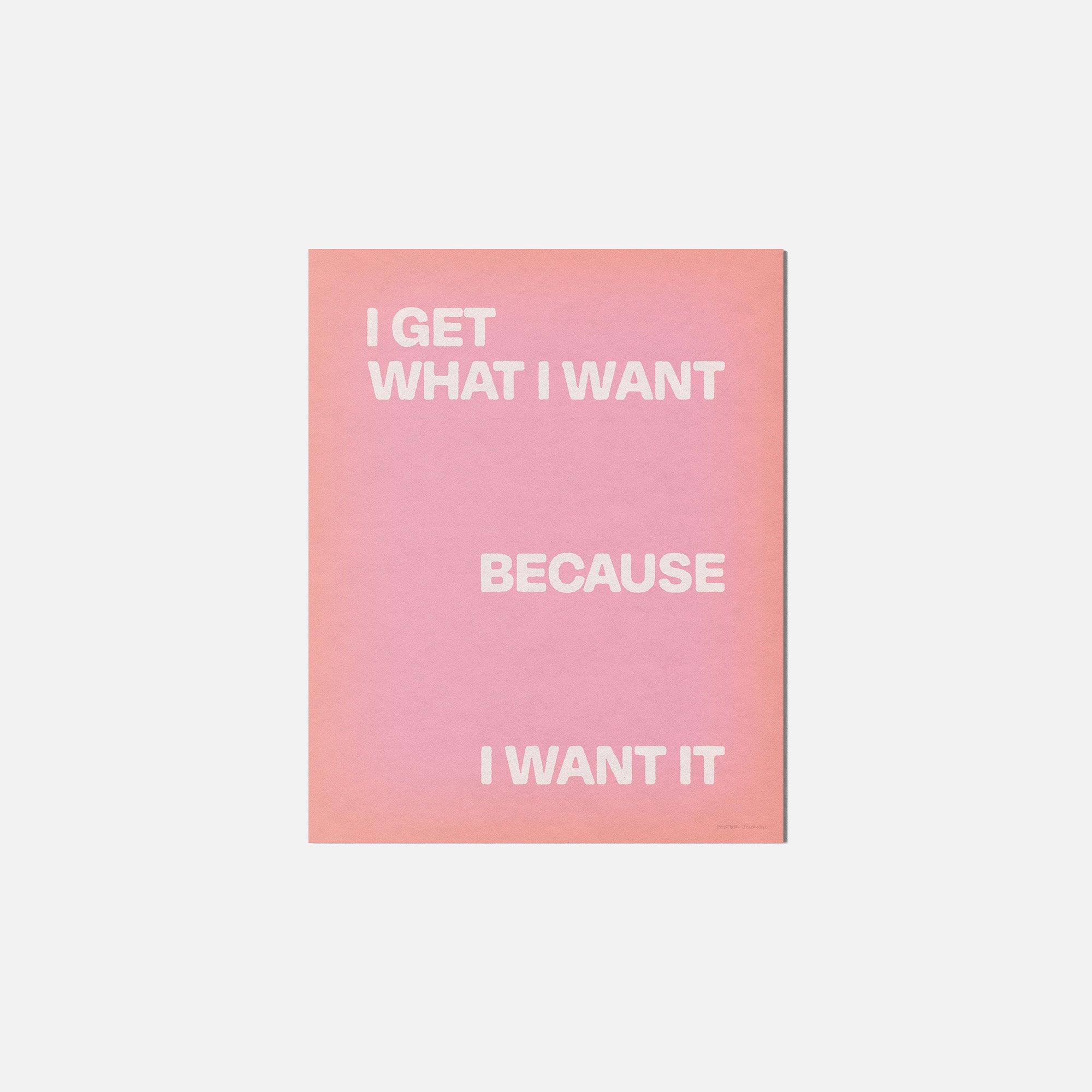 WANT PRINT