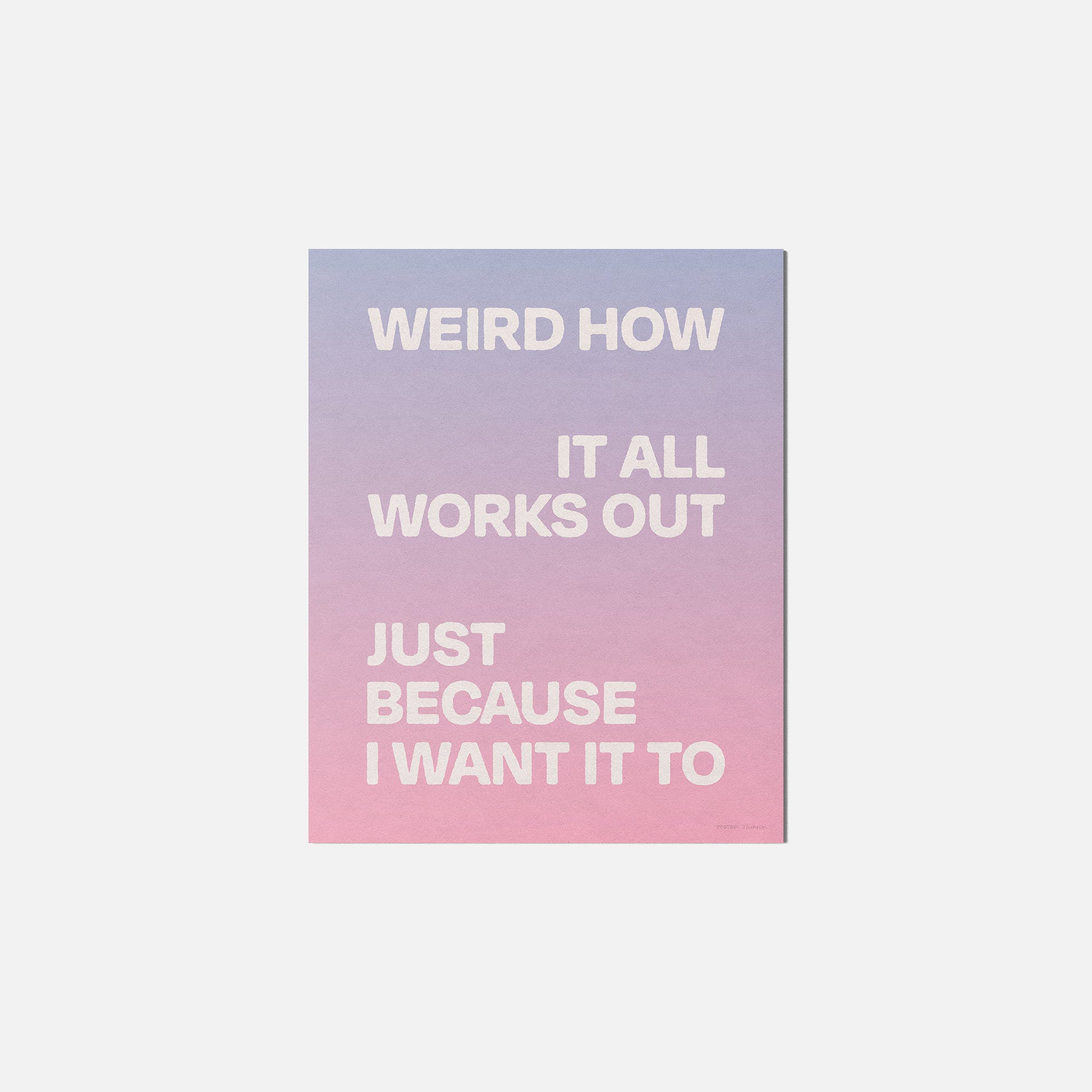 WEIRD PRINT