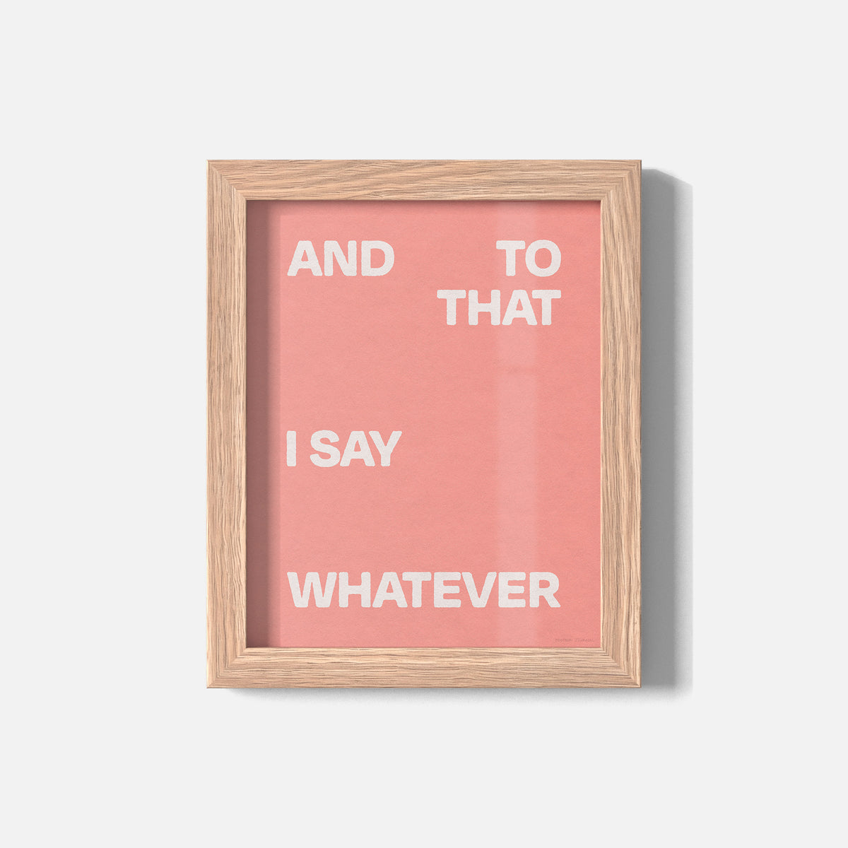 WHATEVER PRINT