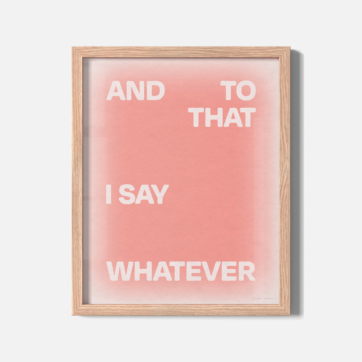 WHATEVER PRINT