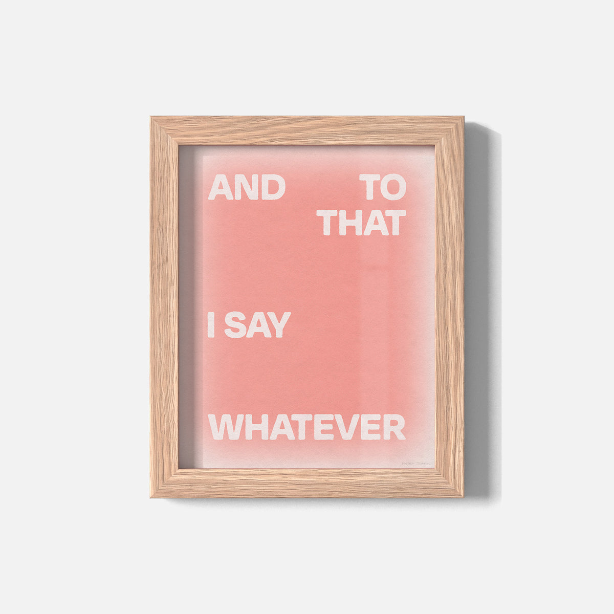 WHATEVER PRINT