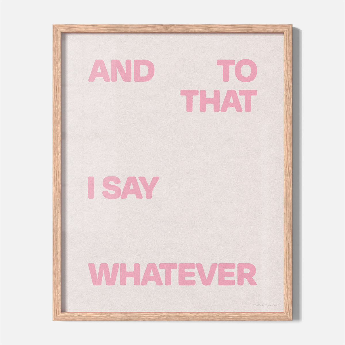 WHATEVER PRINT
