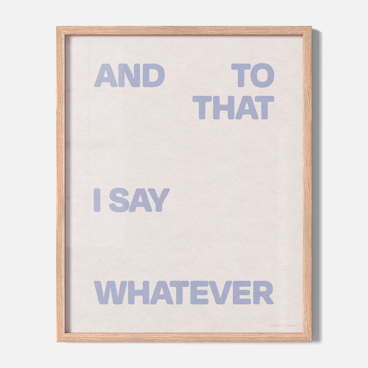 WHATEVER PRINT