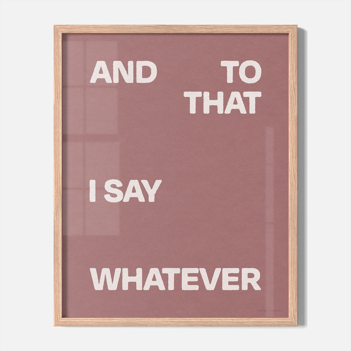 WHATEVER PRINT
