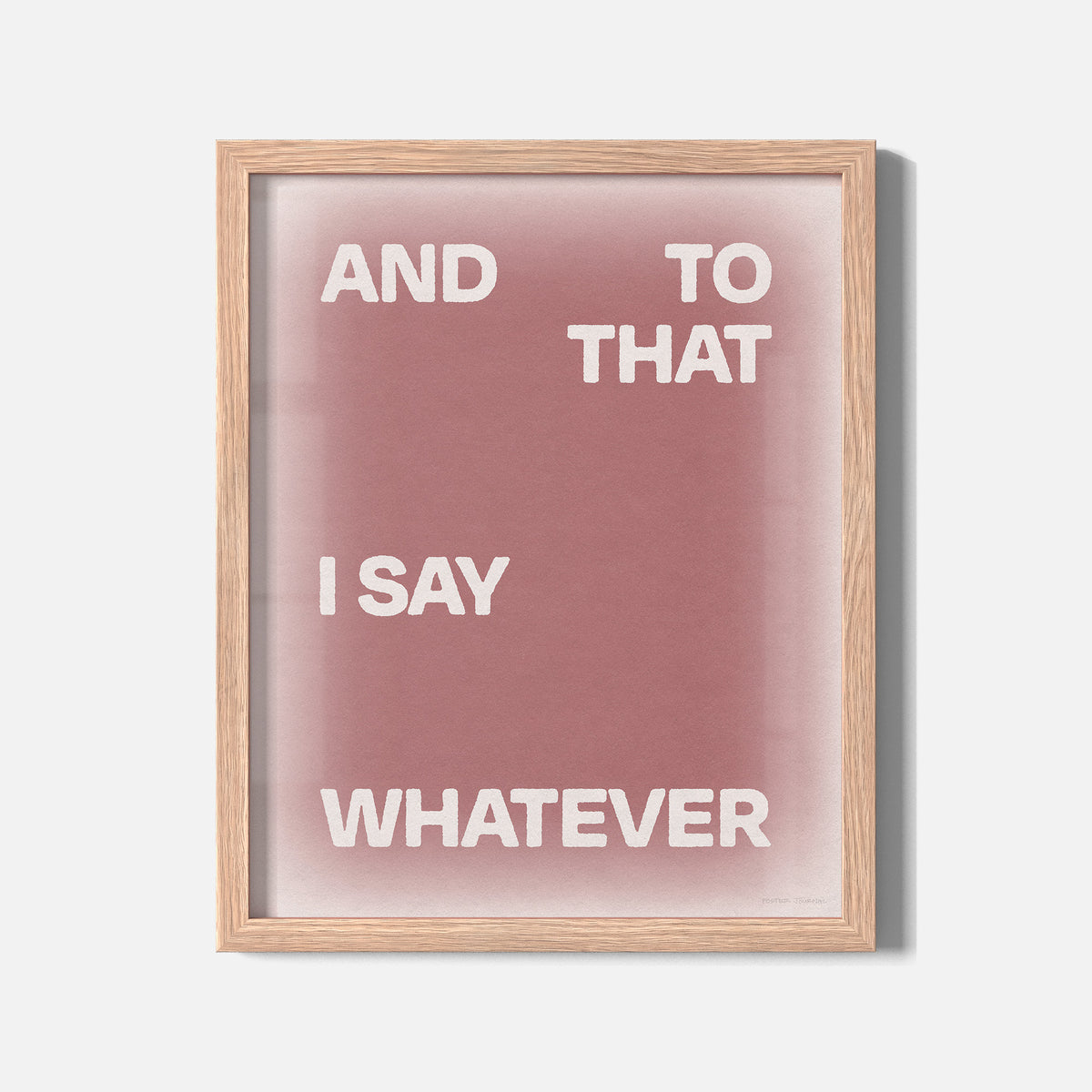 WHATEVER PRINT