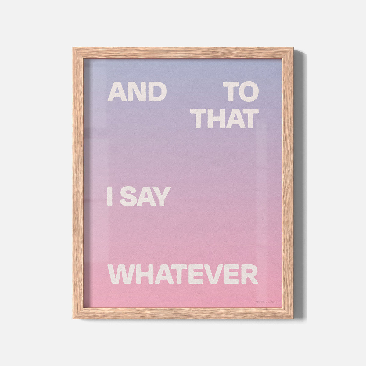 WHATEVER PRINT