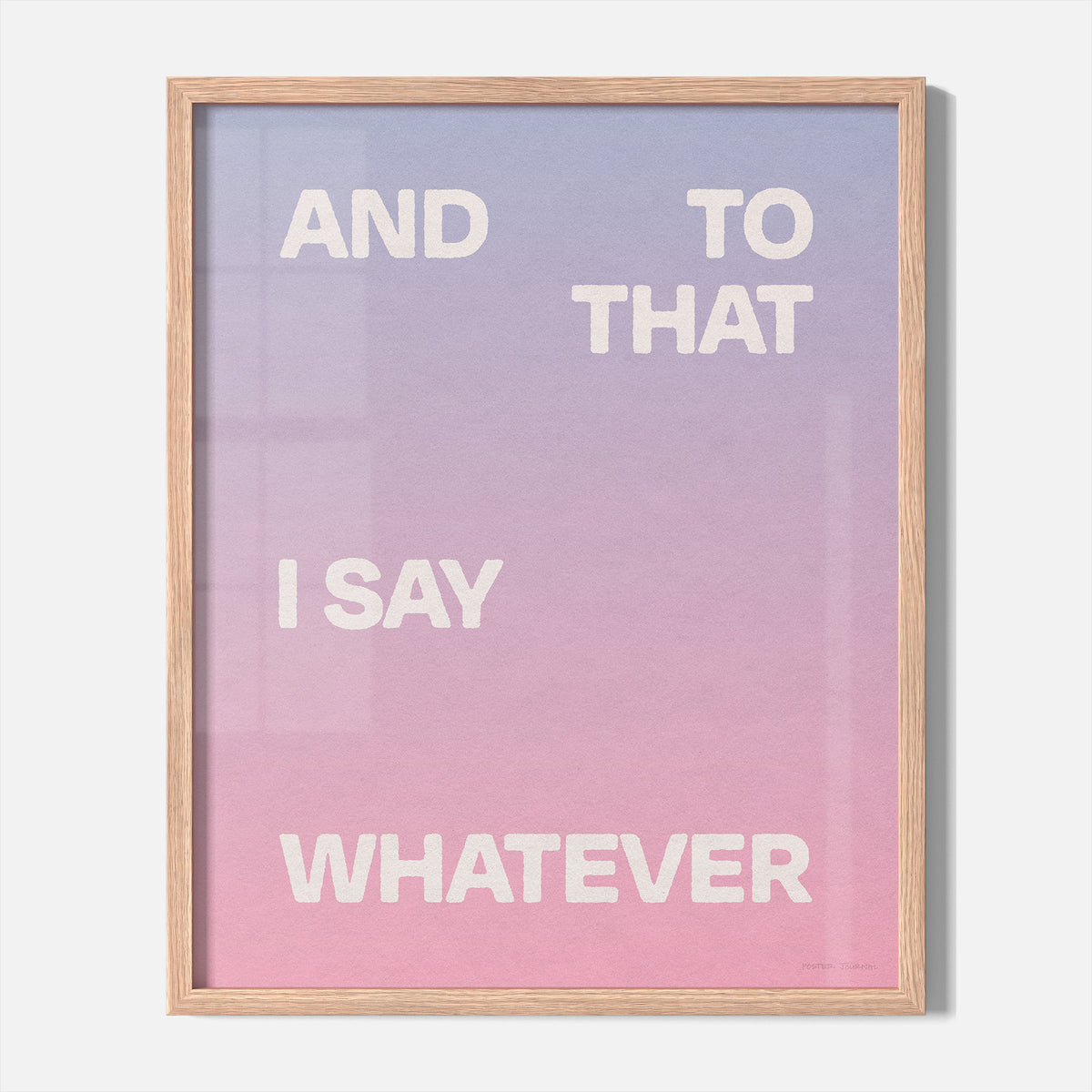 WHATEVER PRINT