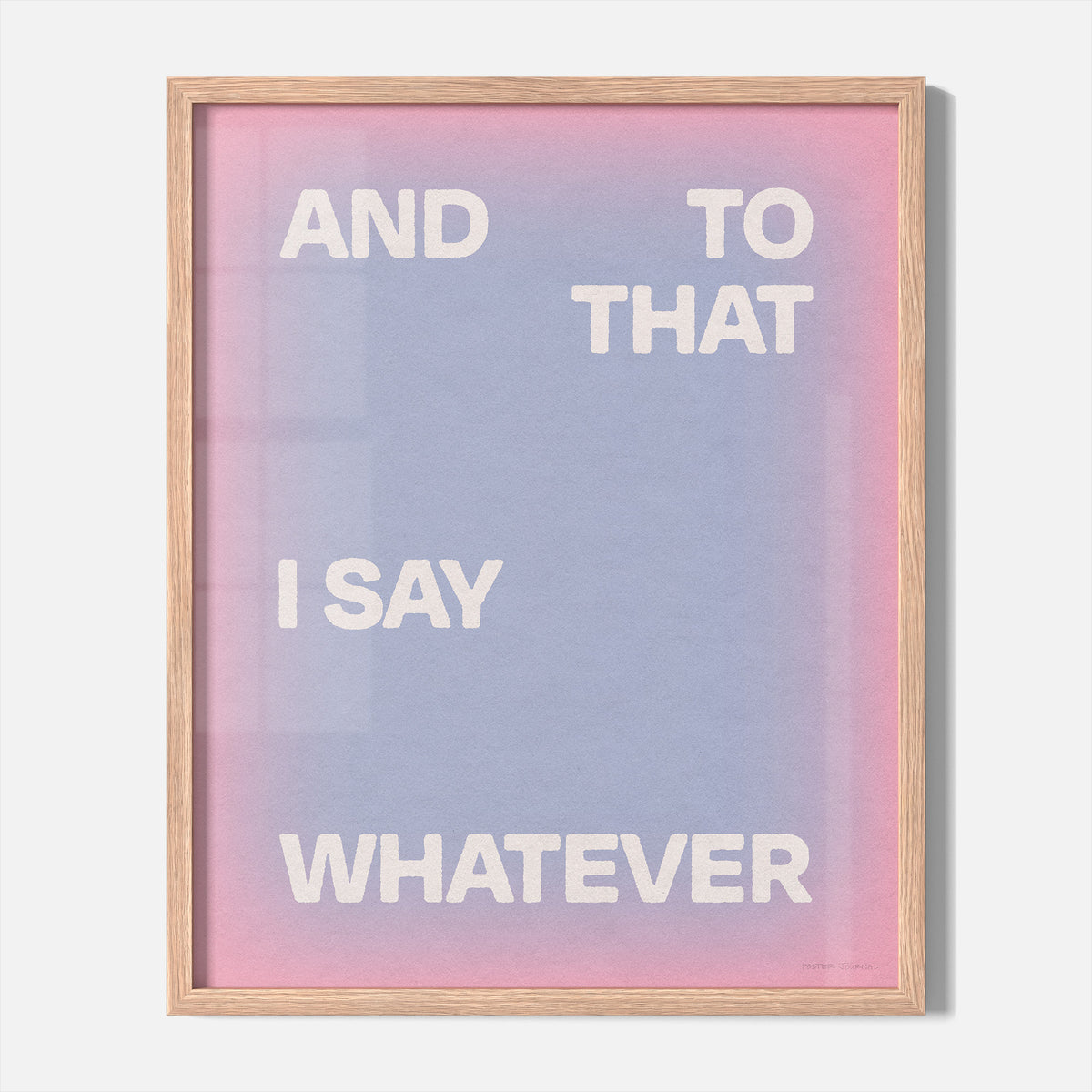 WHATEVER PRINT