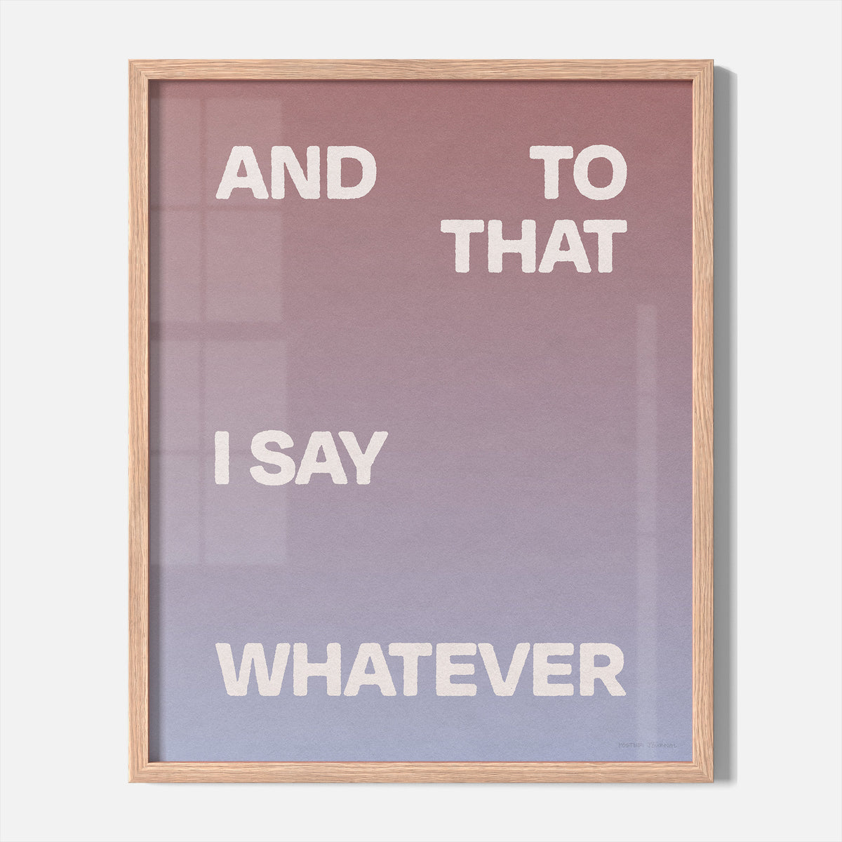 WHATEVER PRINT
