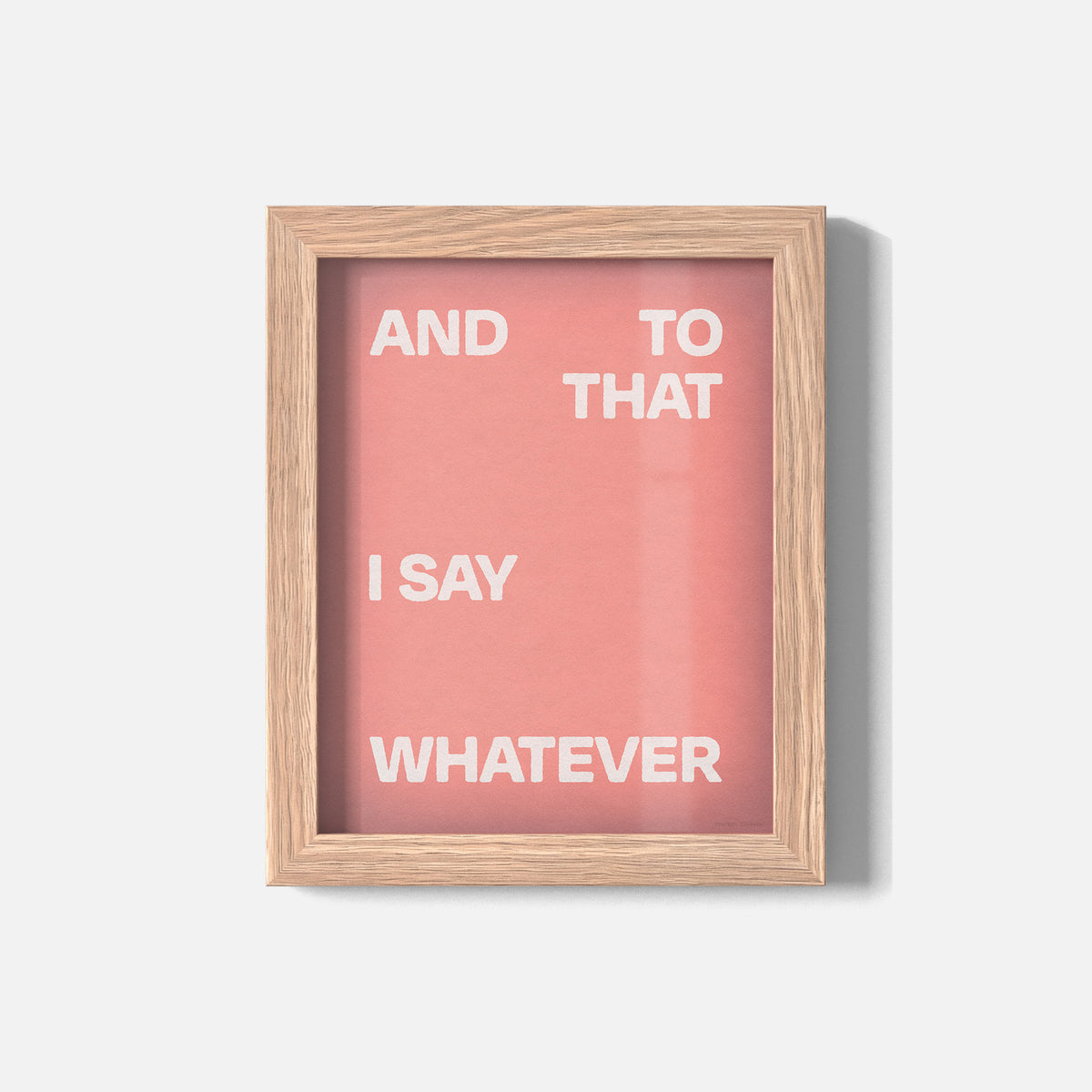 WHATEVER PRINT