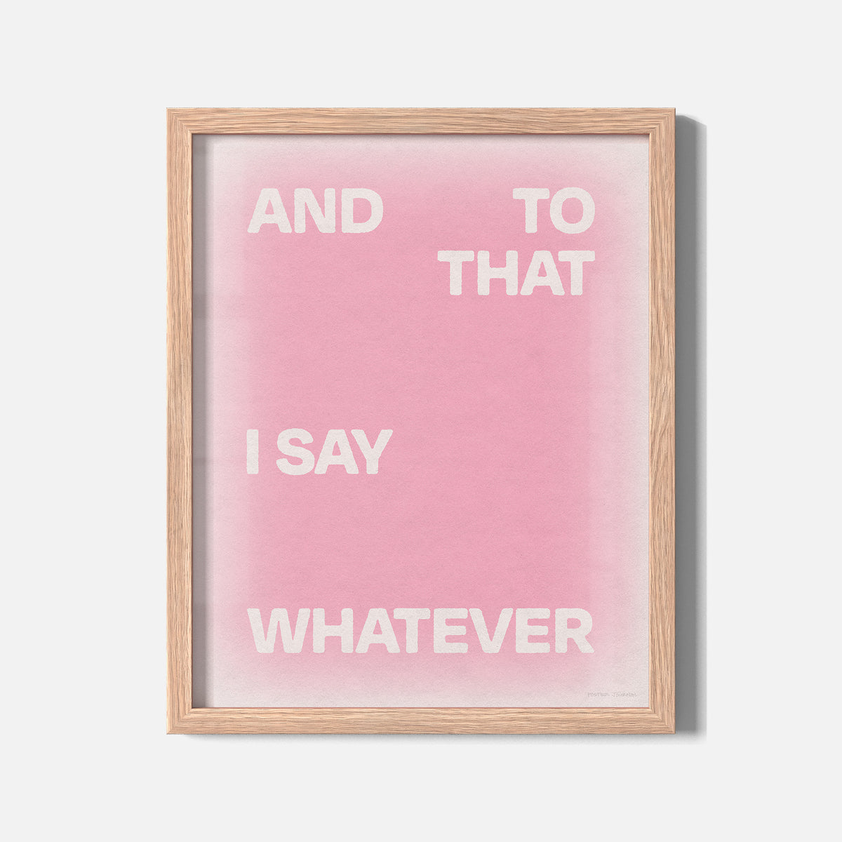 WHATEVER PRINT
