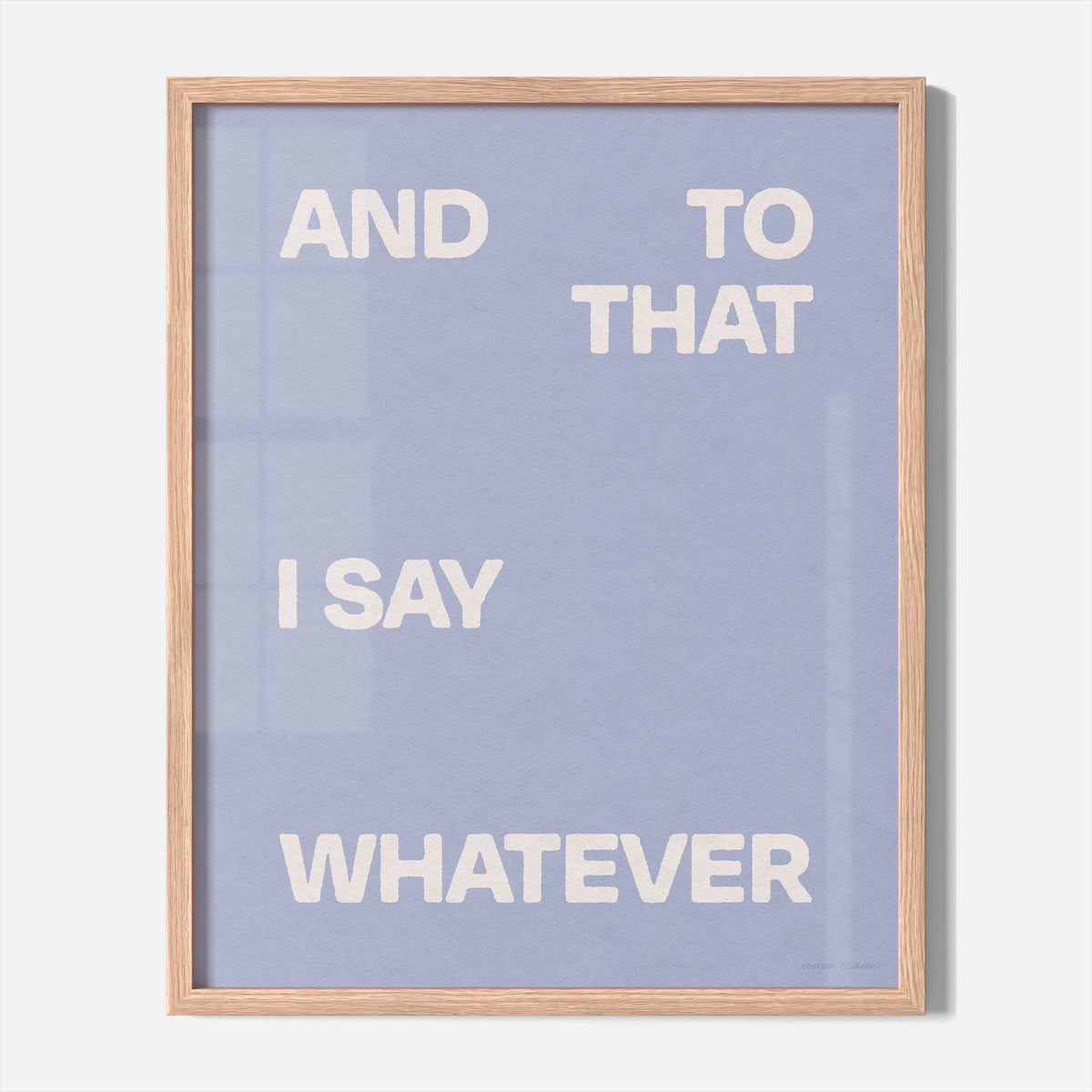 WHATEVER PRINT