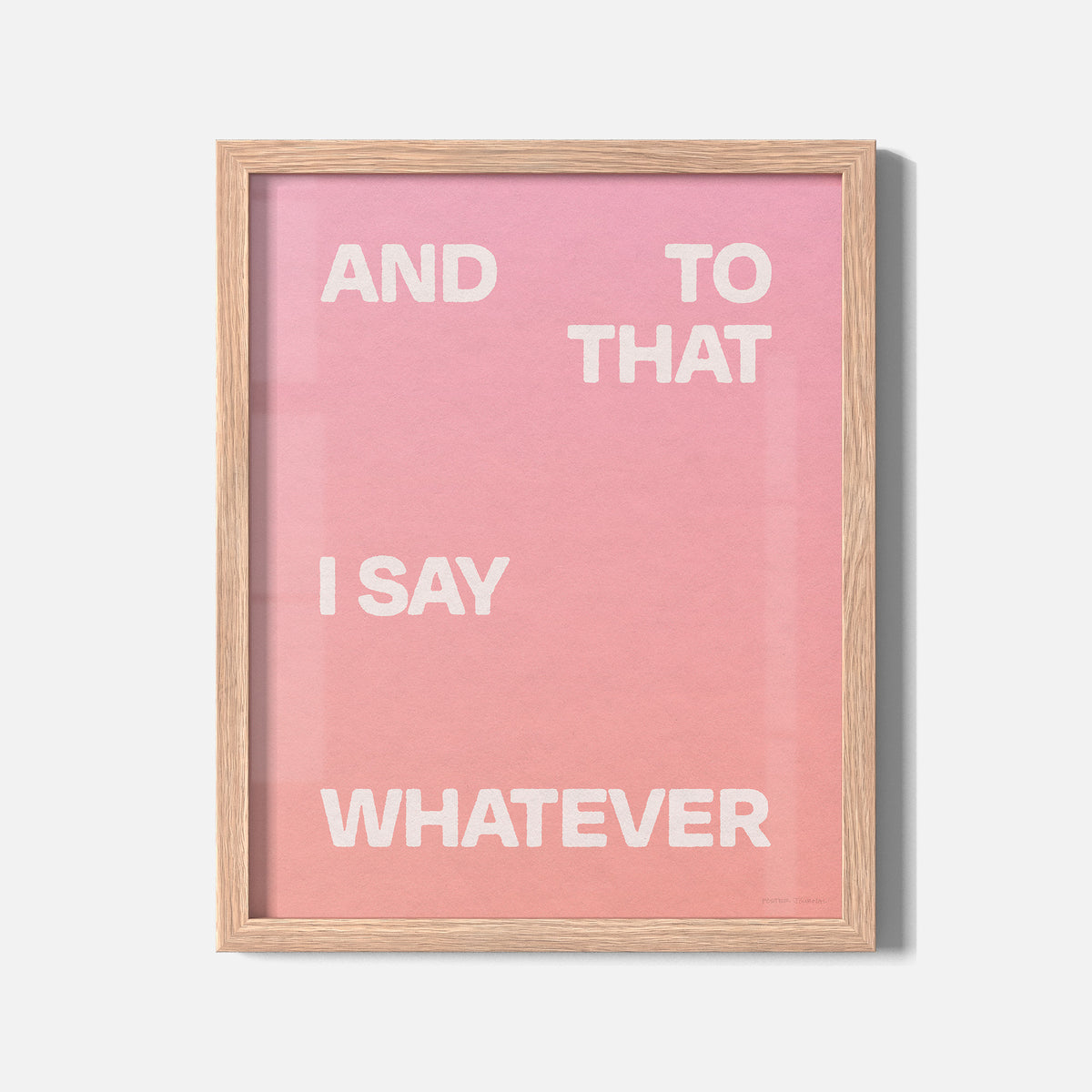 WHATEVER PRINT