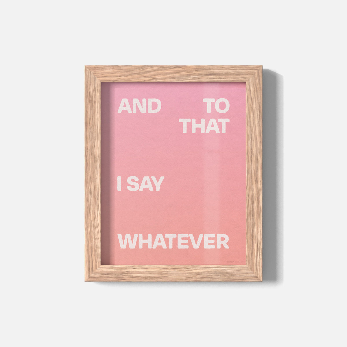 WHATEVER PRINT