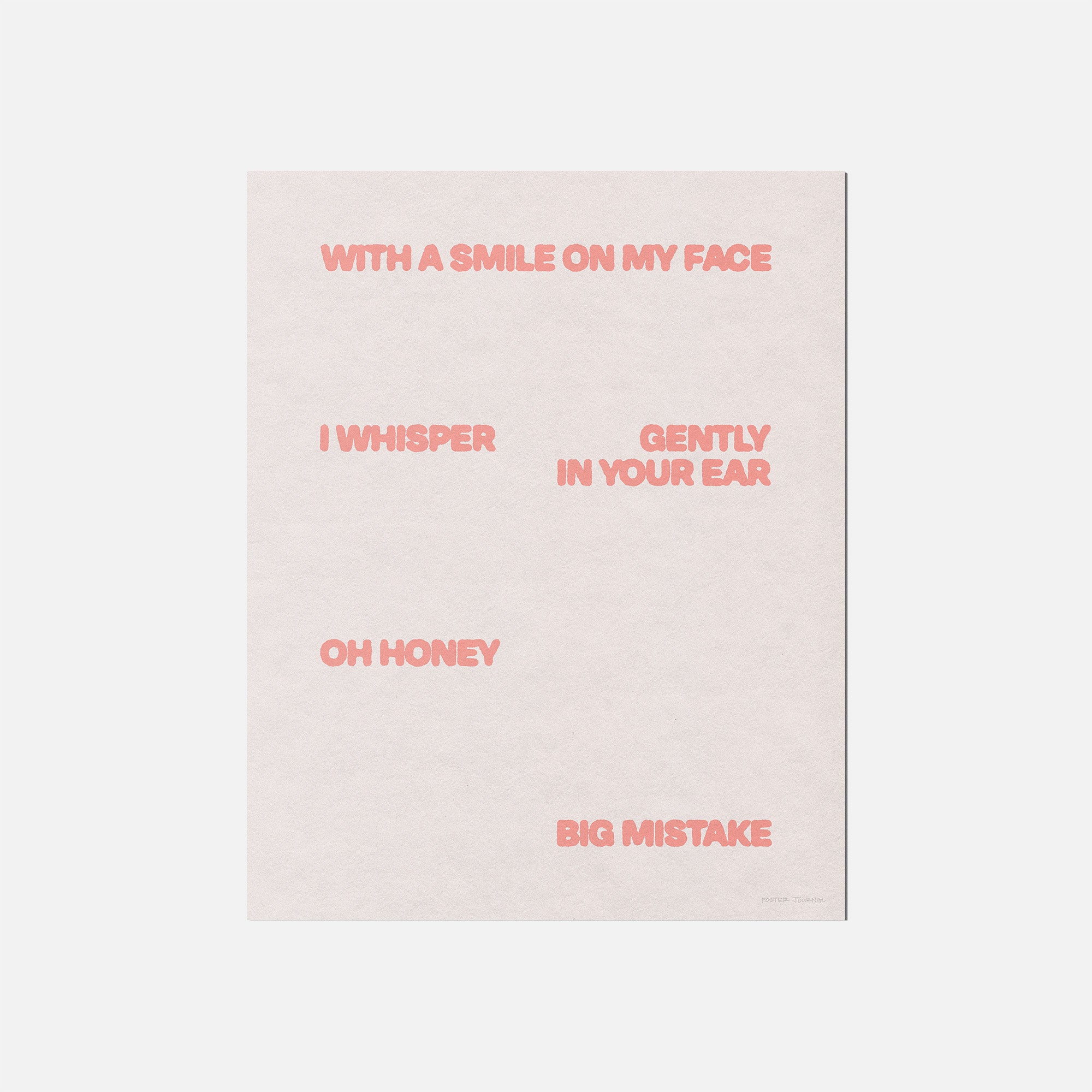 WHISPER PRINT