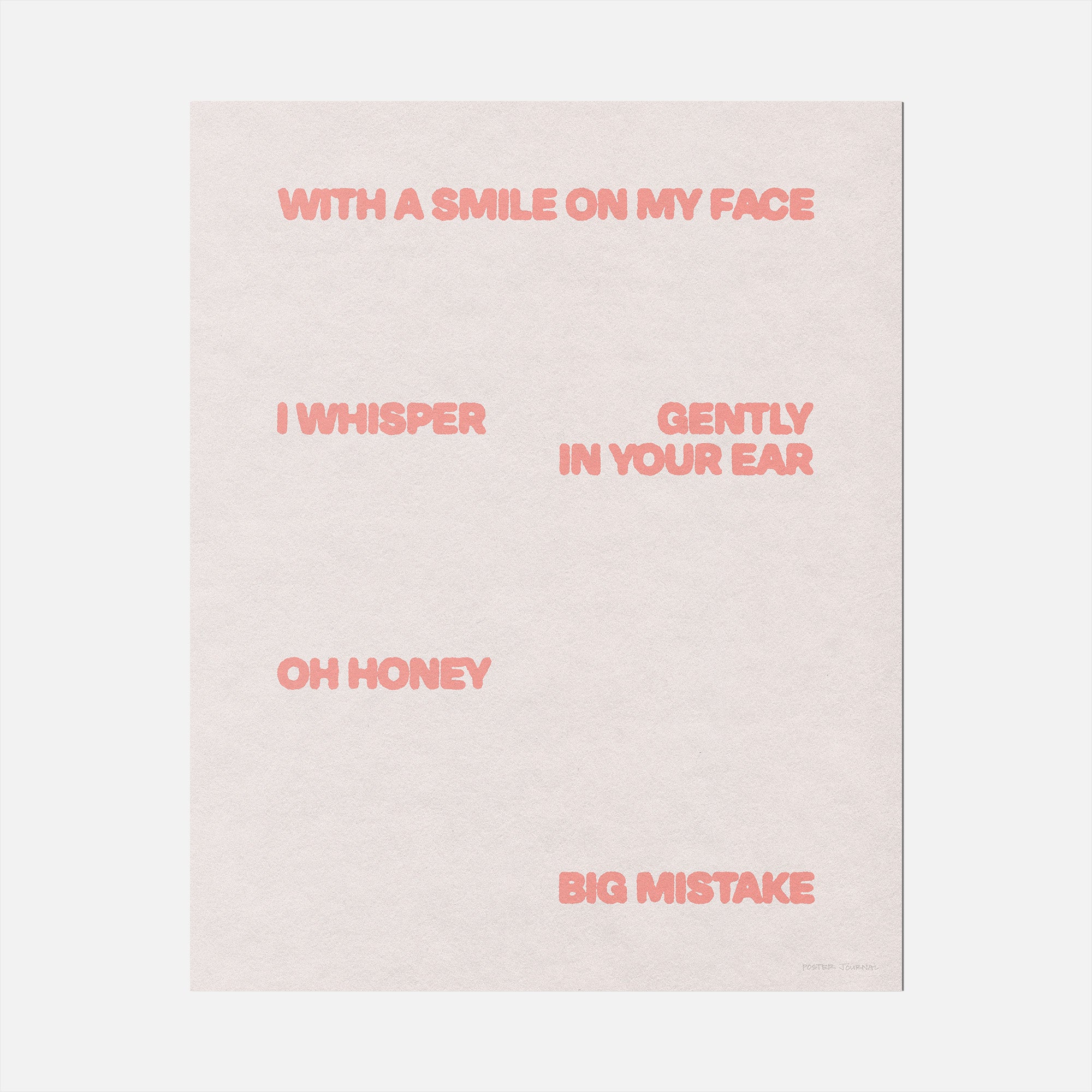WHISPER PRINT