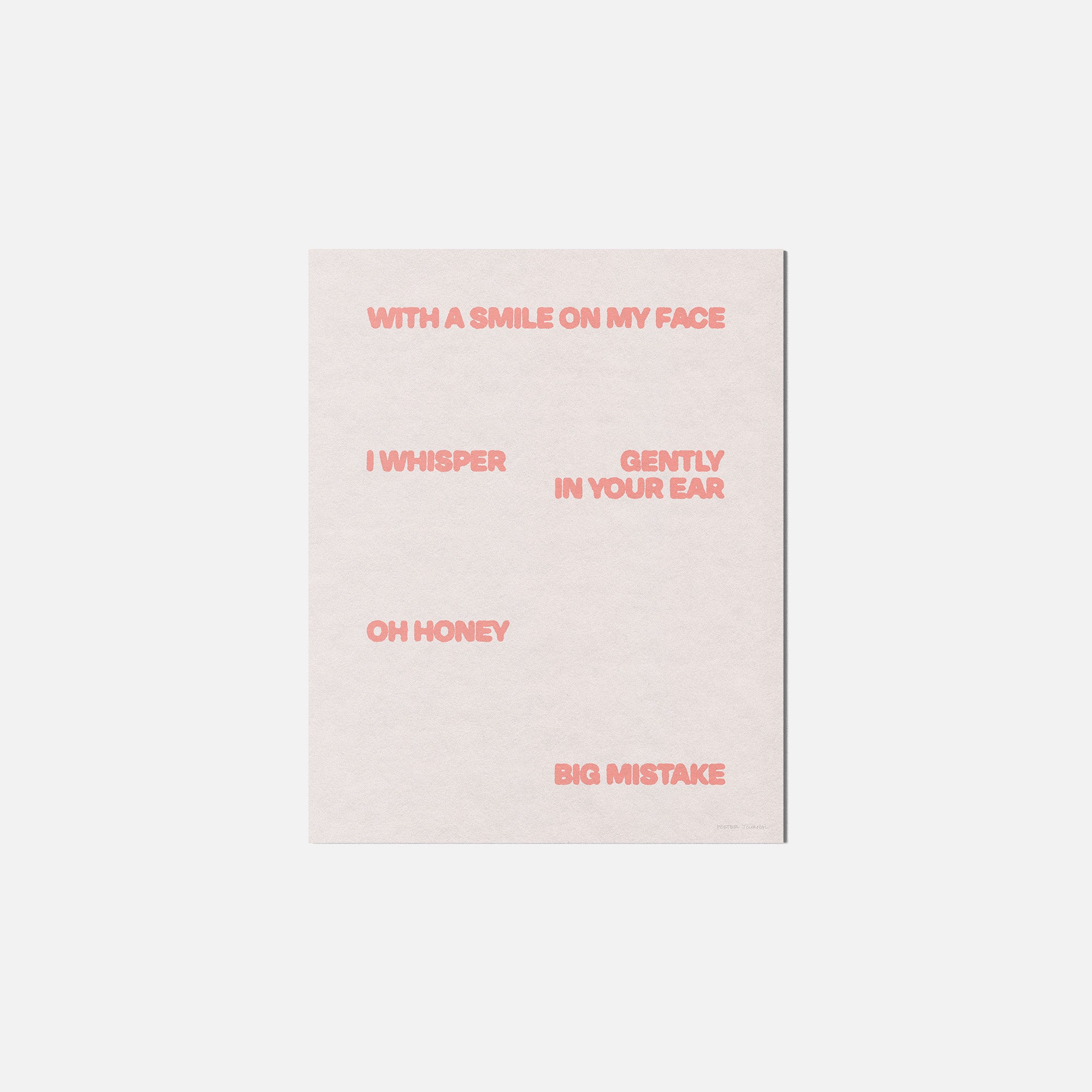 WHISPER PRINT