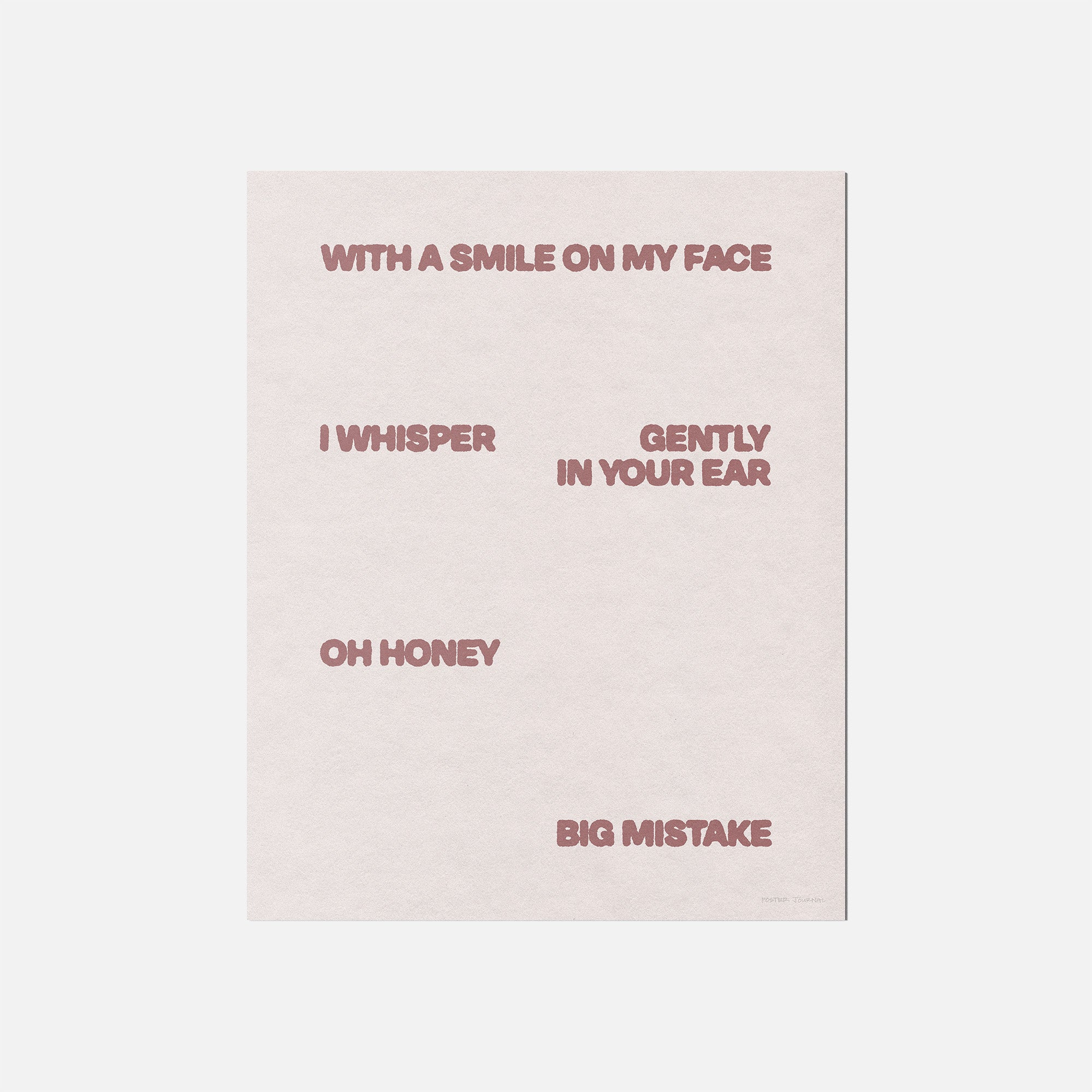 WHISPER PRINT