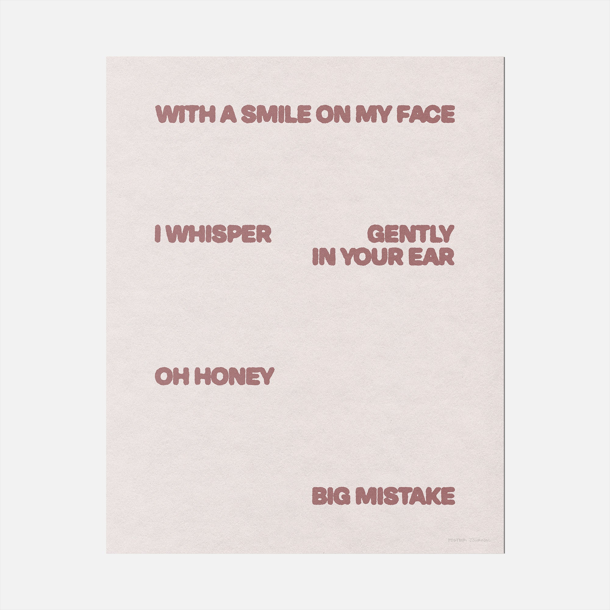 WHISPER PRINT