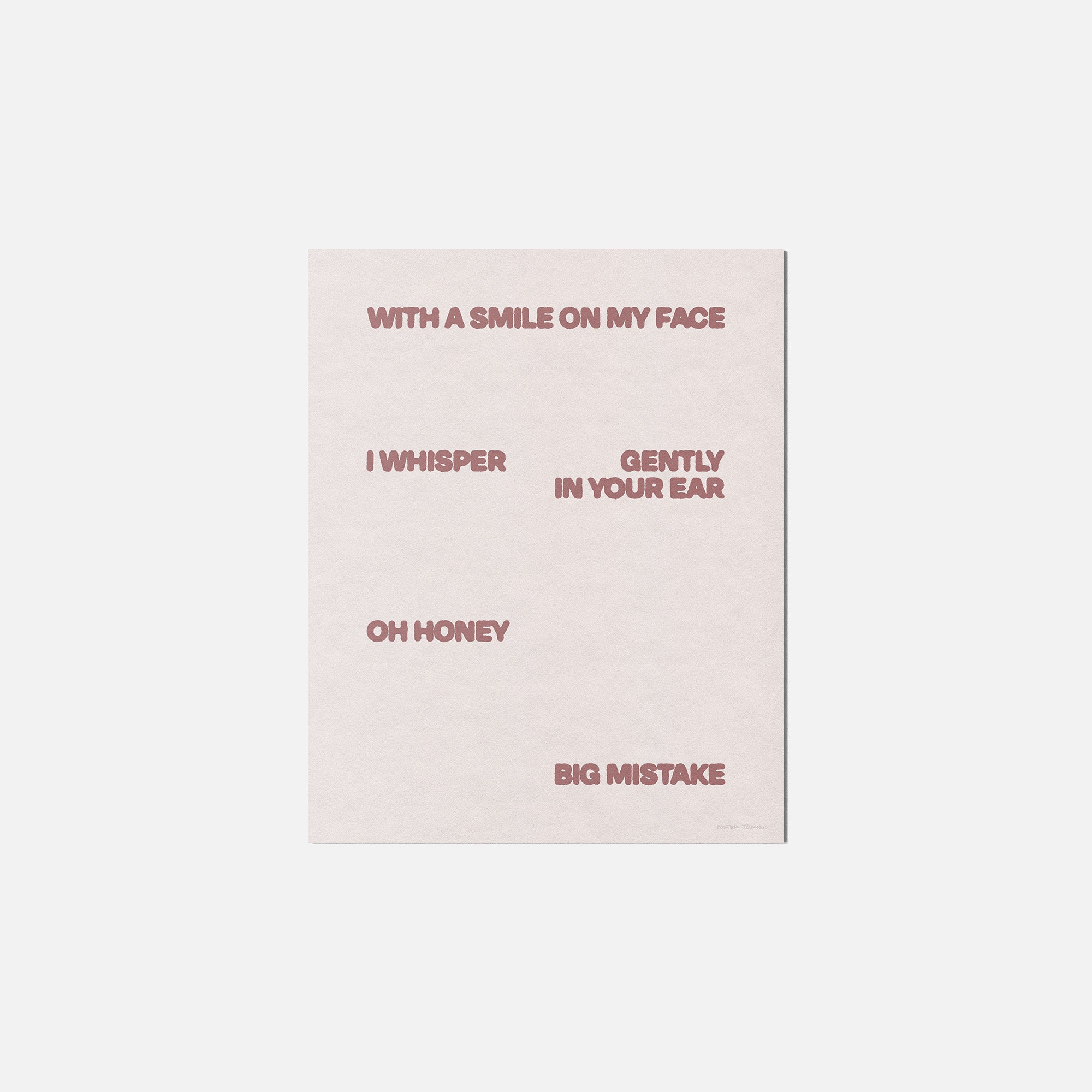 WHISPER PRINT