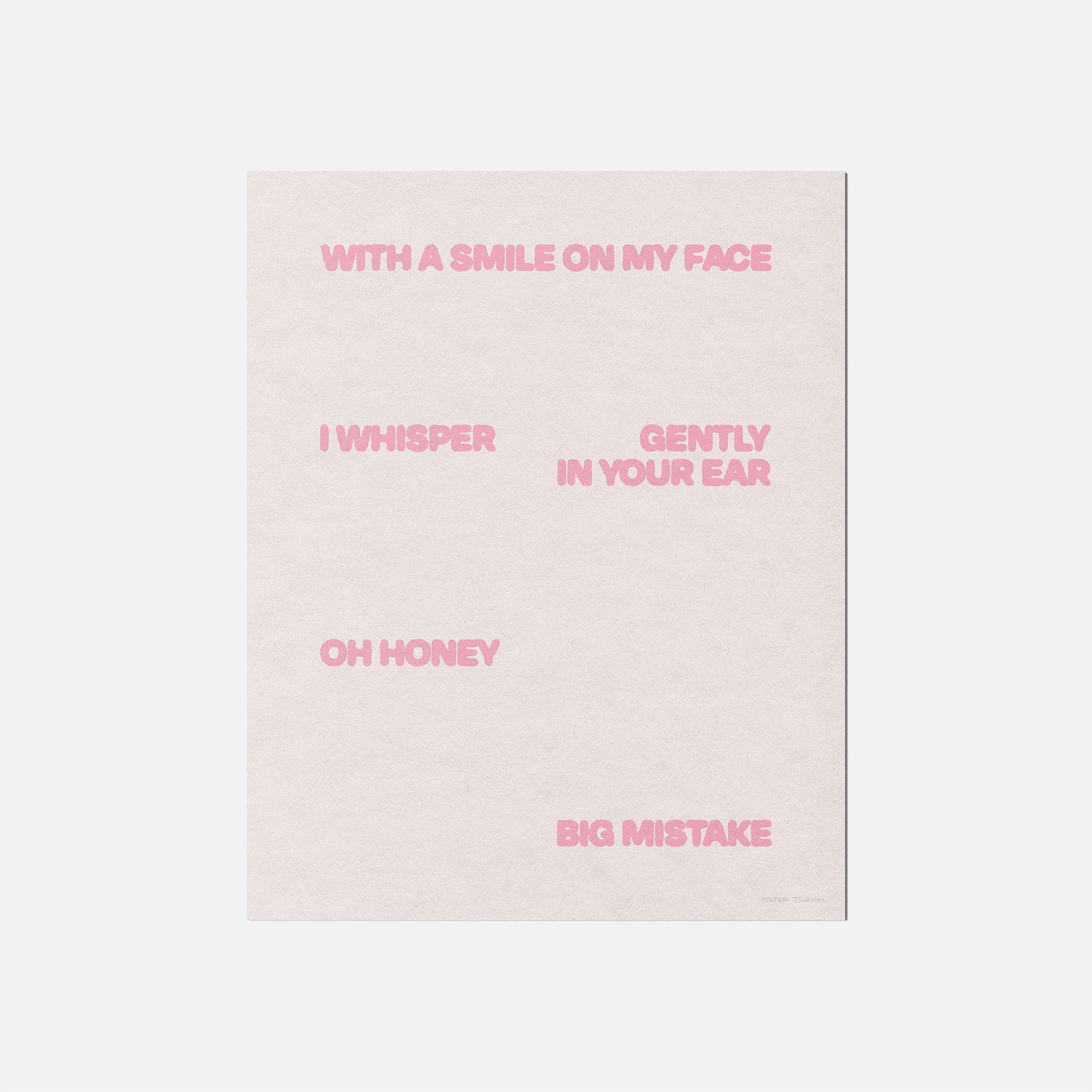 WHISPER PRINT