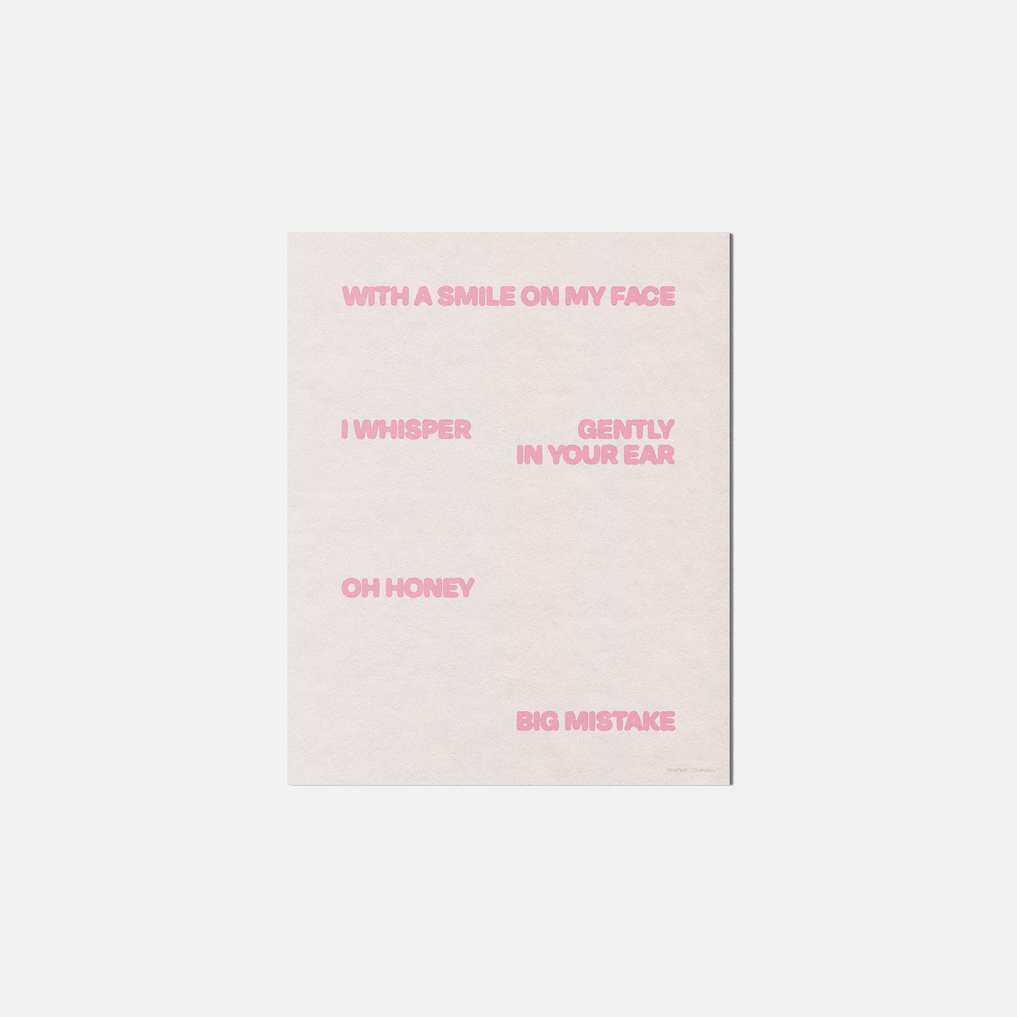 WHISPER PRINT