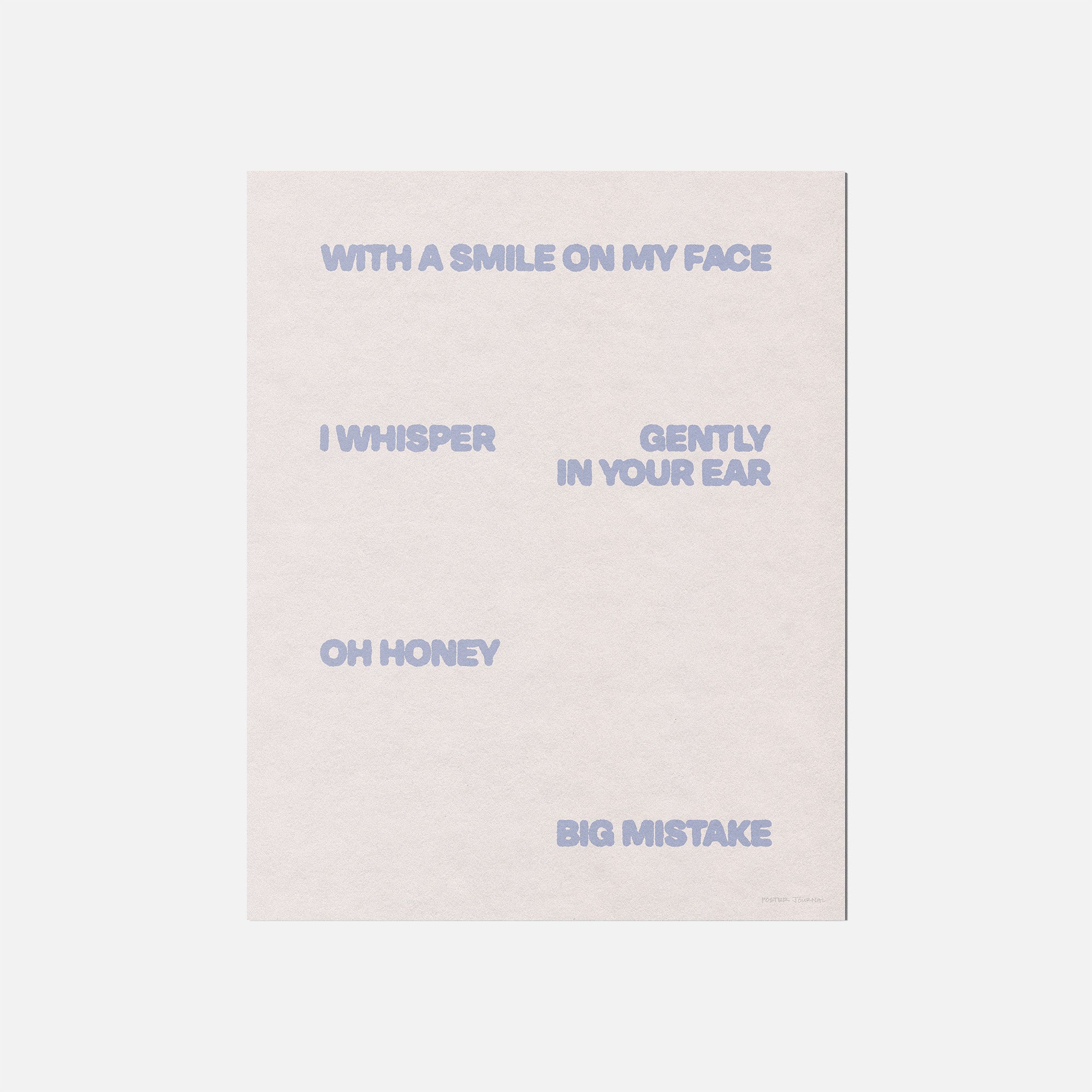 WHISPER PRINT