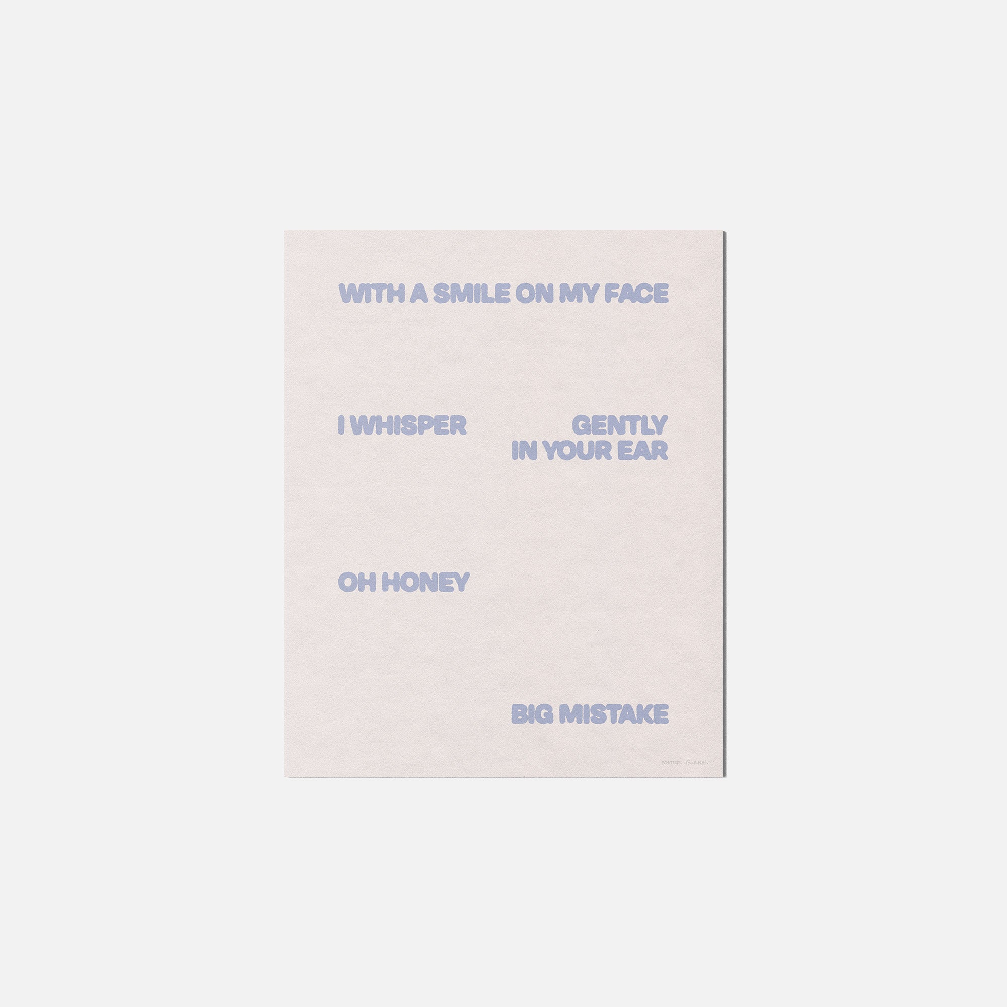 WHISPER PRINT