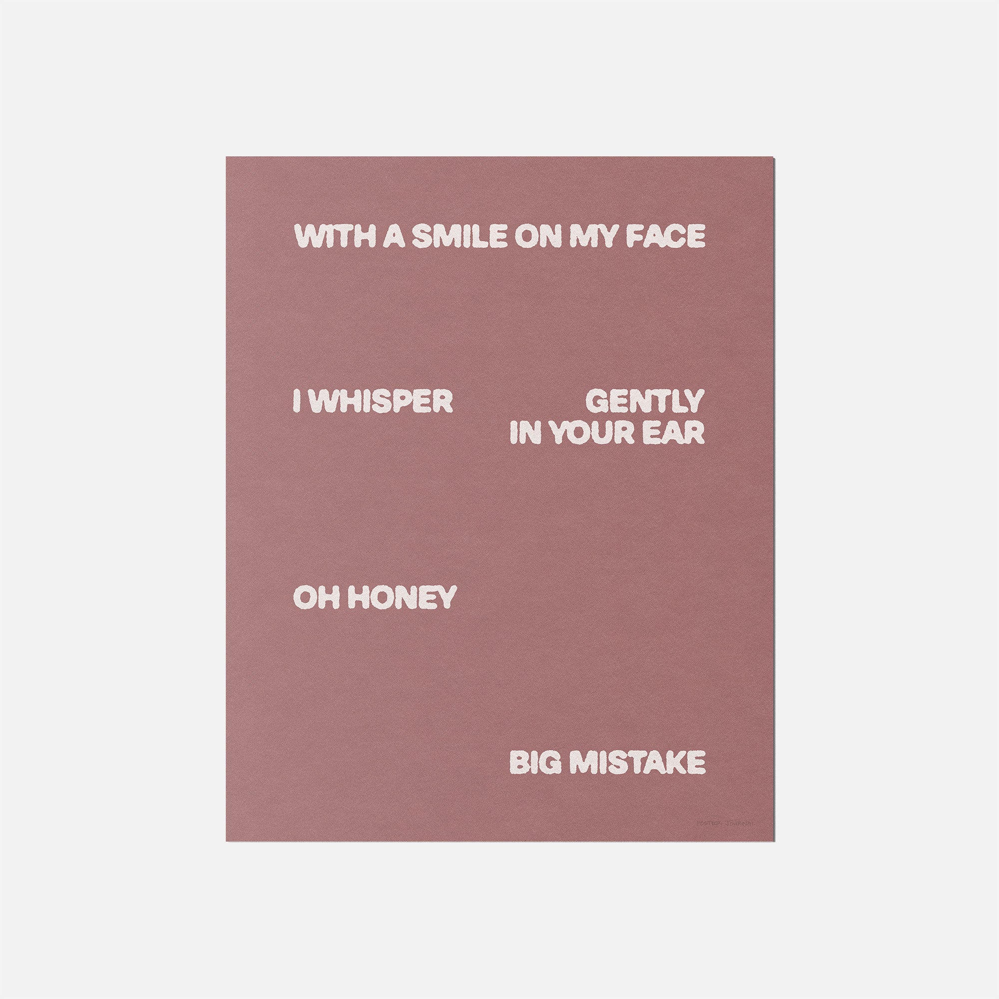WHISPER PRINT