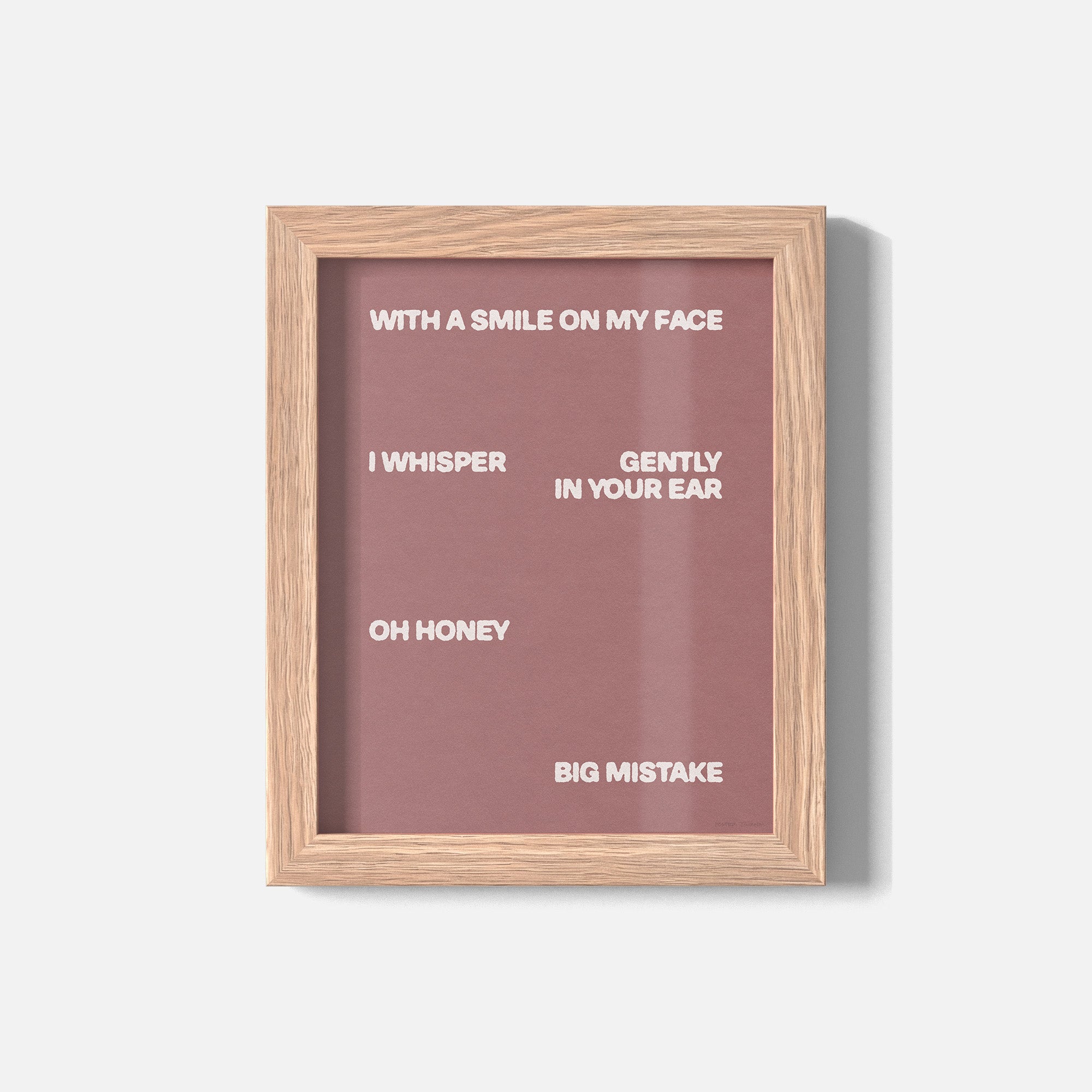 WHISPER PRINT