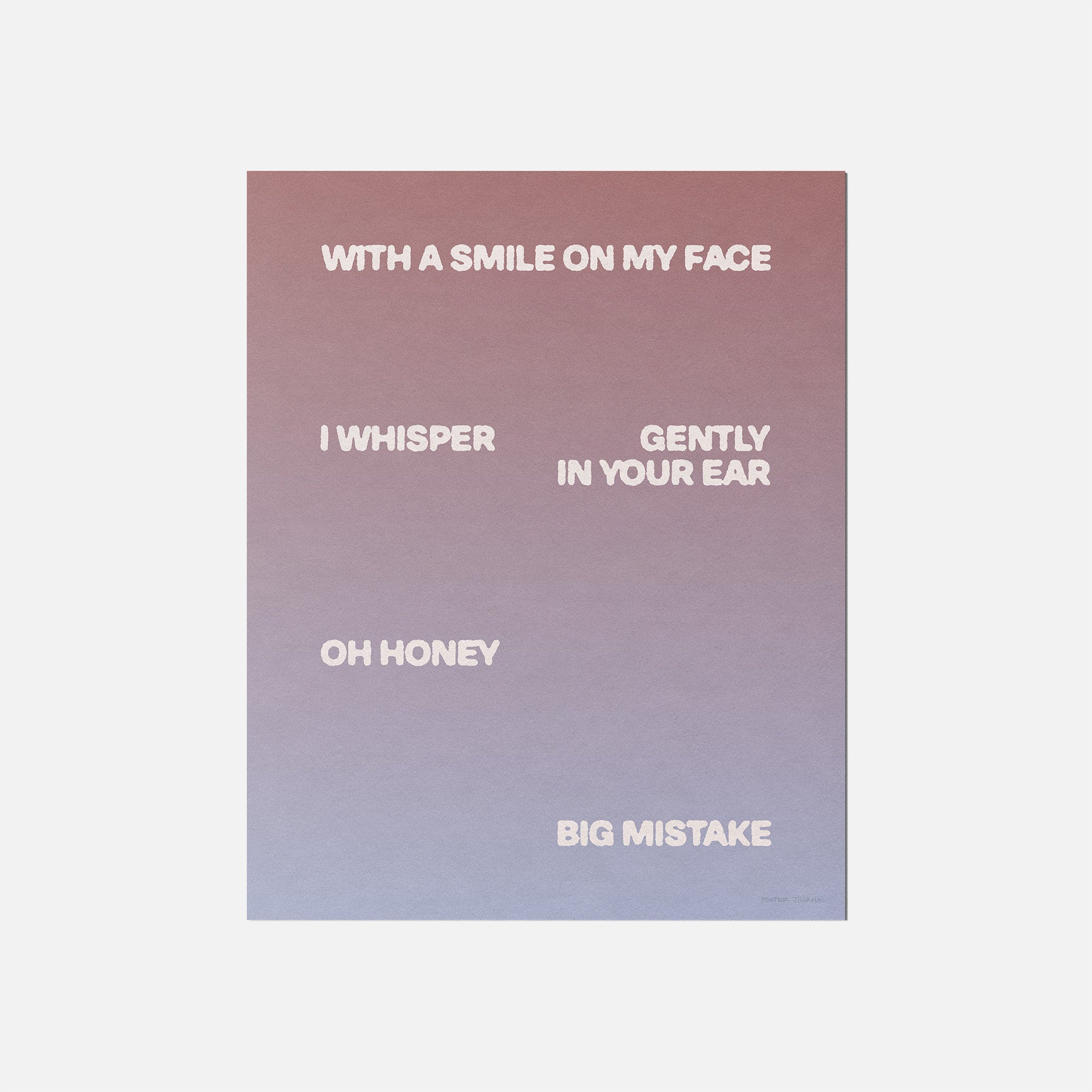 WHISPER PRINT
