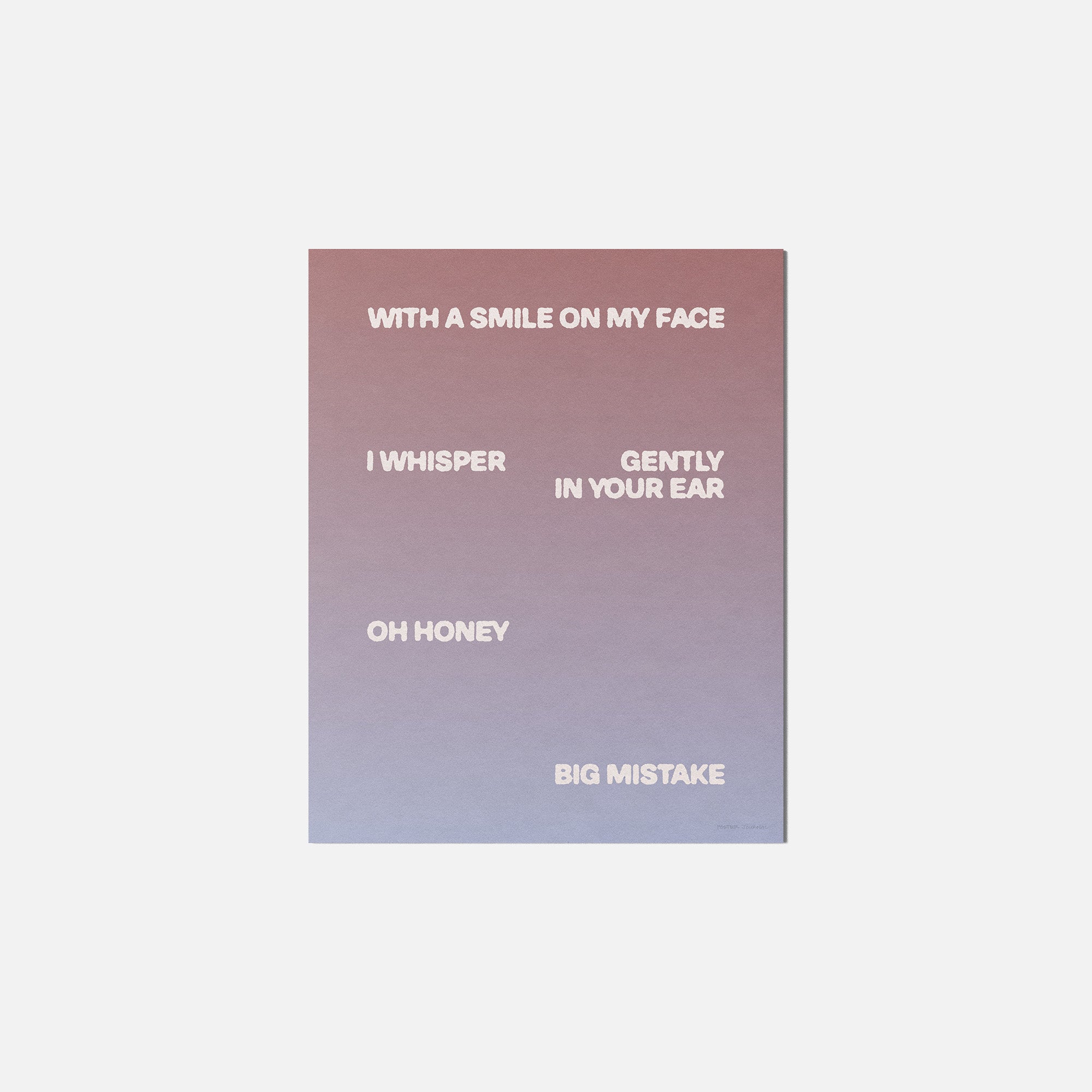 WHISPER PRINT