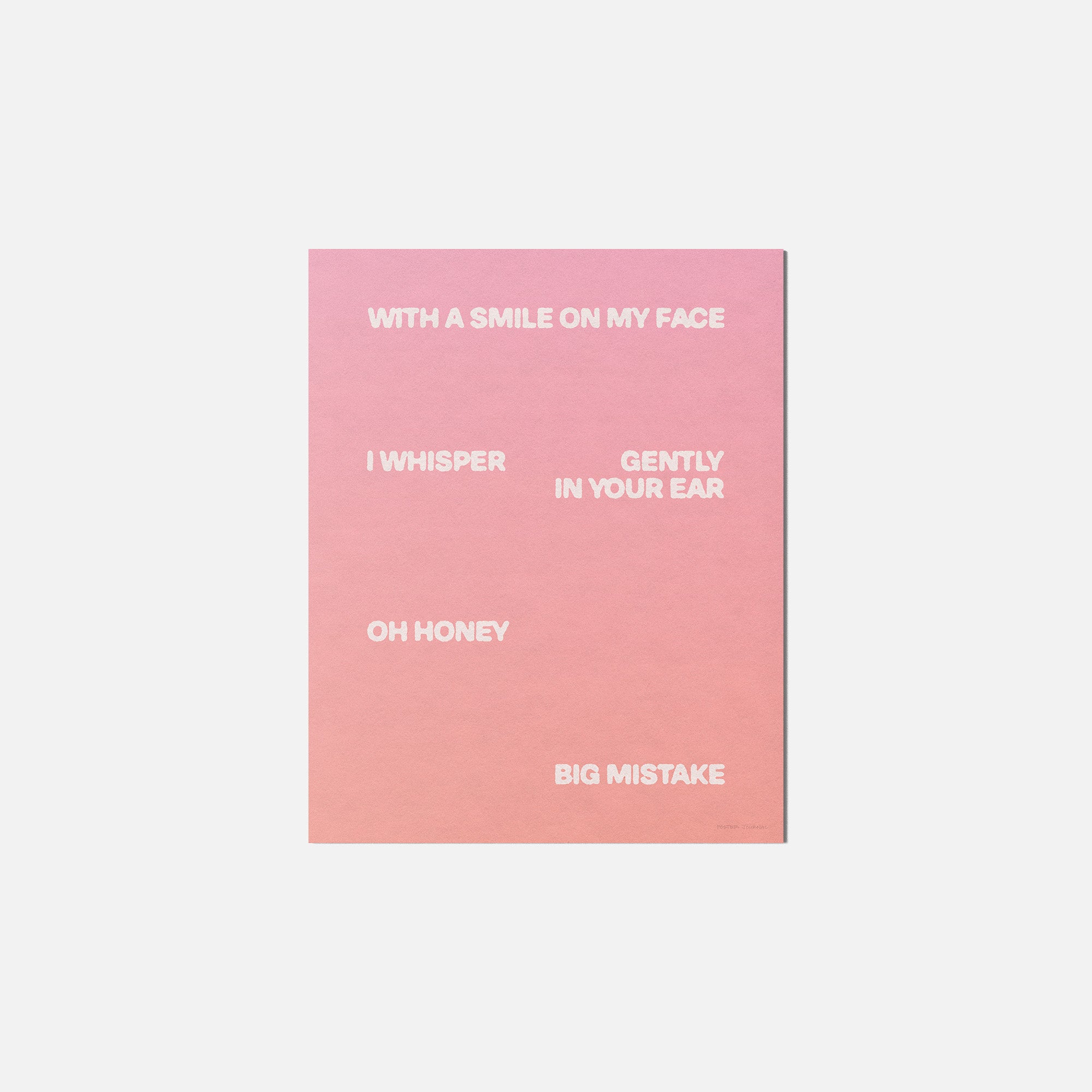 WHISPER PRINT