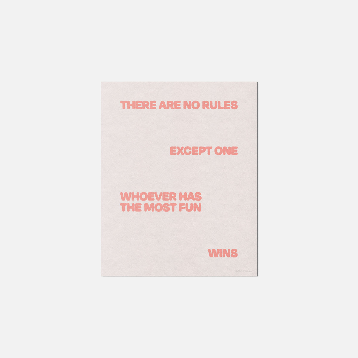 WHOEVER PRINT