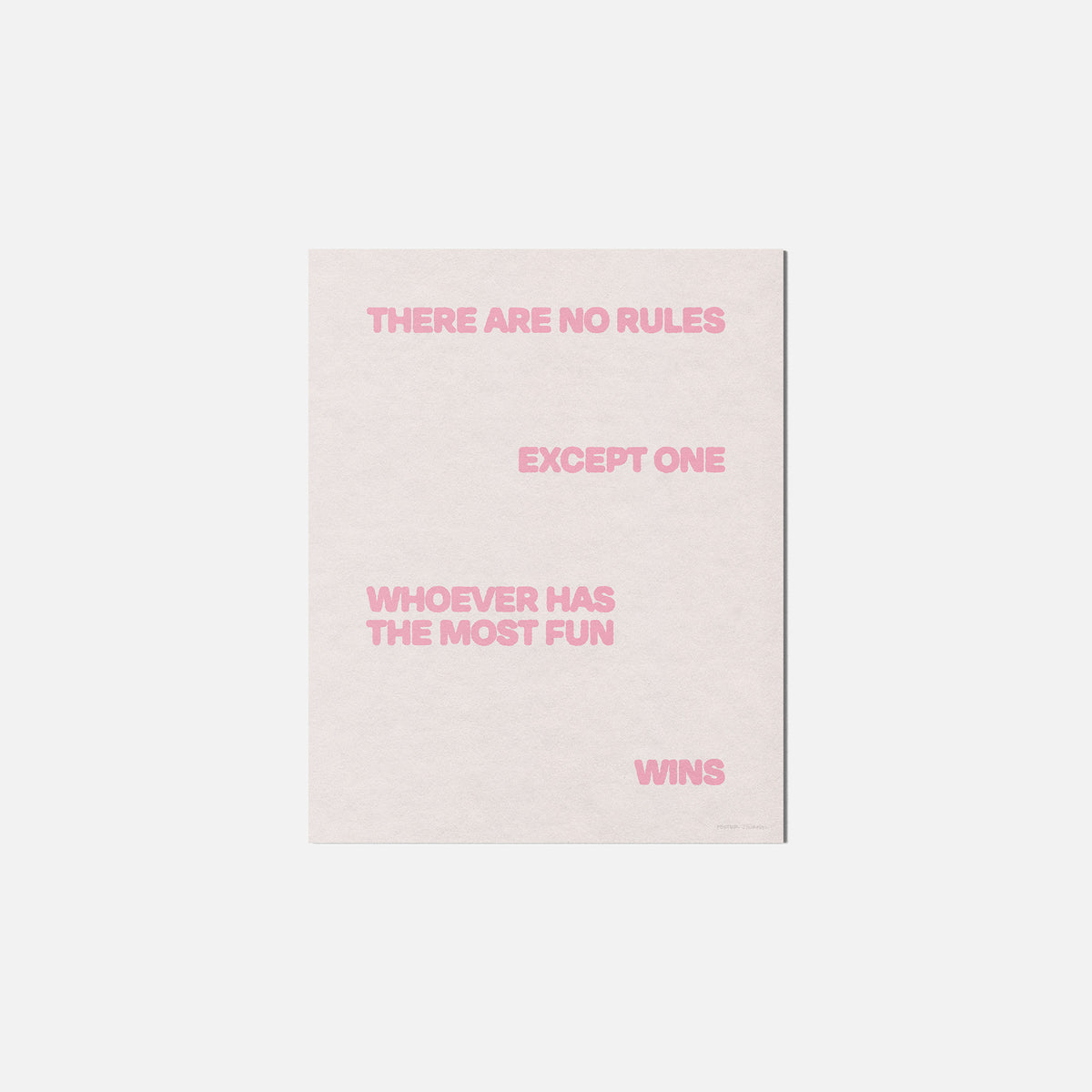 WHOEVER PRINT