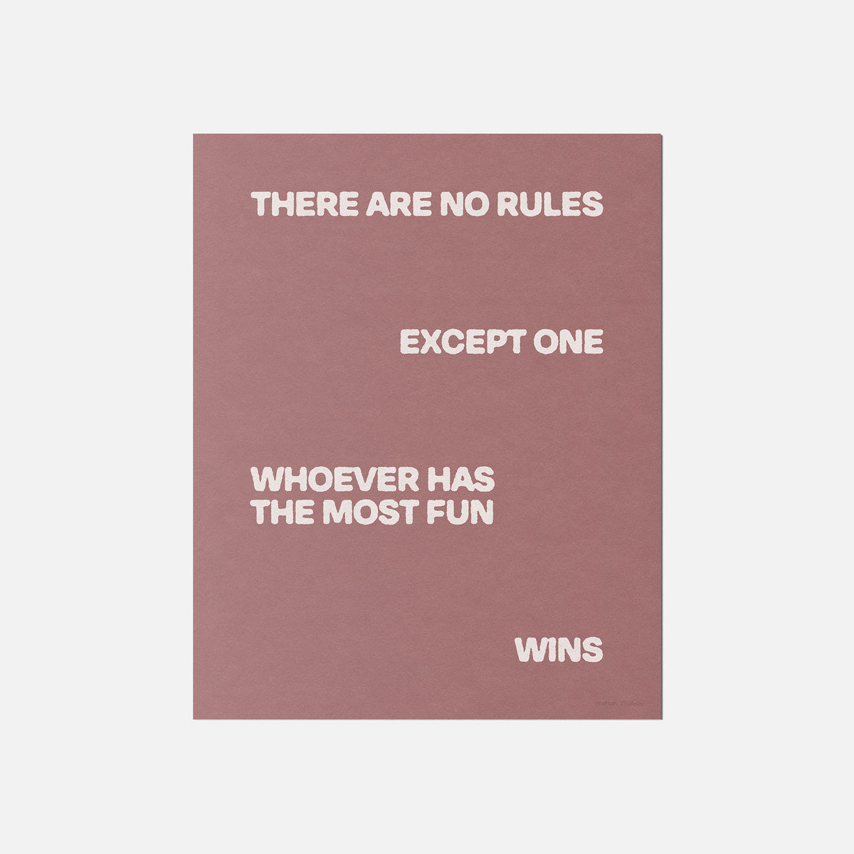 WHOEVER PRINT