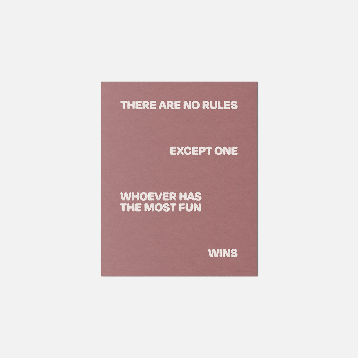 WHOEVER PRINT
